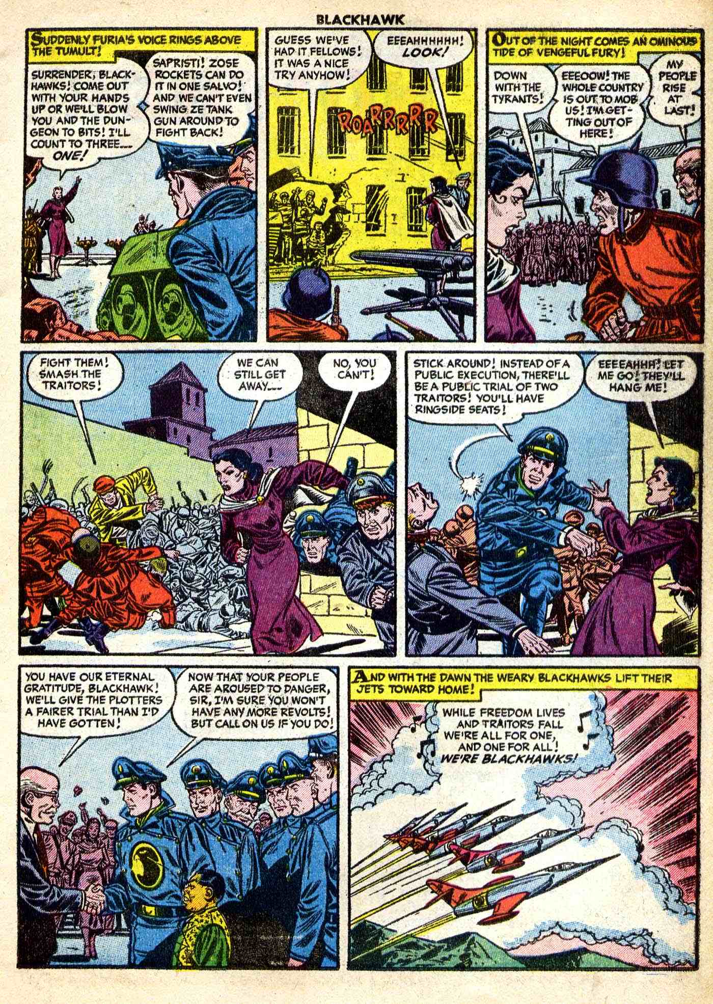Read online Blackhawk (1957) comic -  Issue #96 - 10
