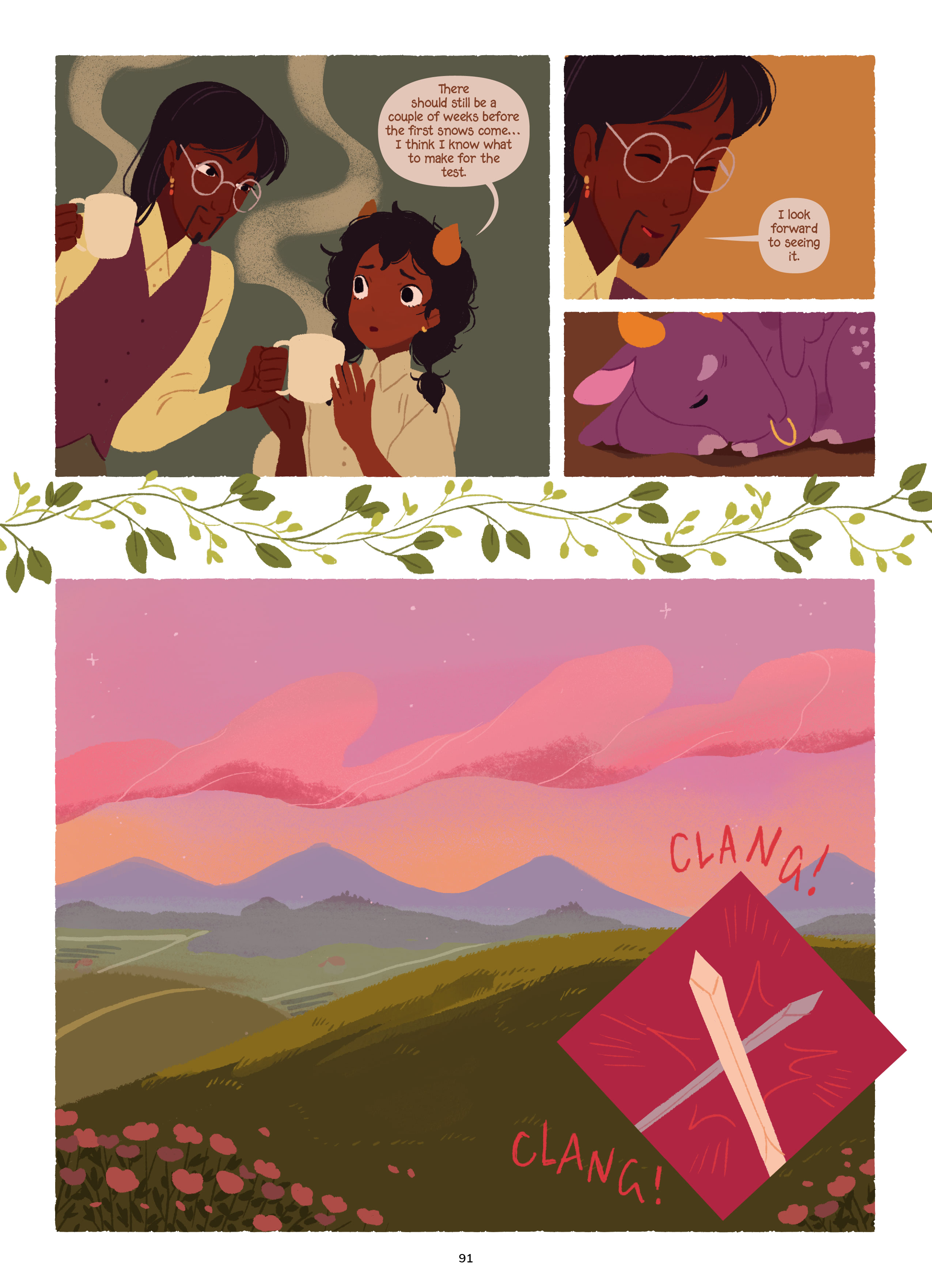 Read online The Tea Dragon Series comic -  Issue # The Tea Dragon Tapestry - 92