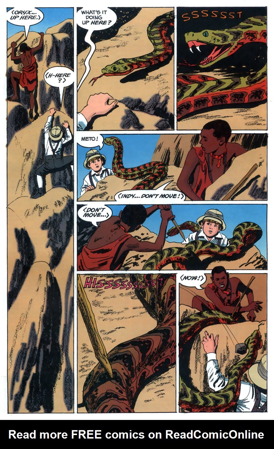 Read online Young Indiana Jones Chronicles comic -  Issue #3 - 21