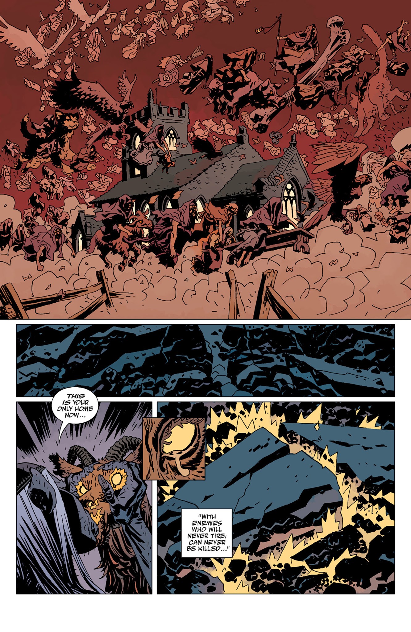 Read online Hellboy: Darkness Calls comic -  Issue # TPB - 136