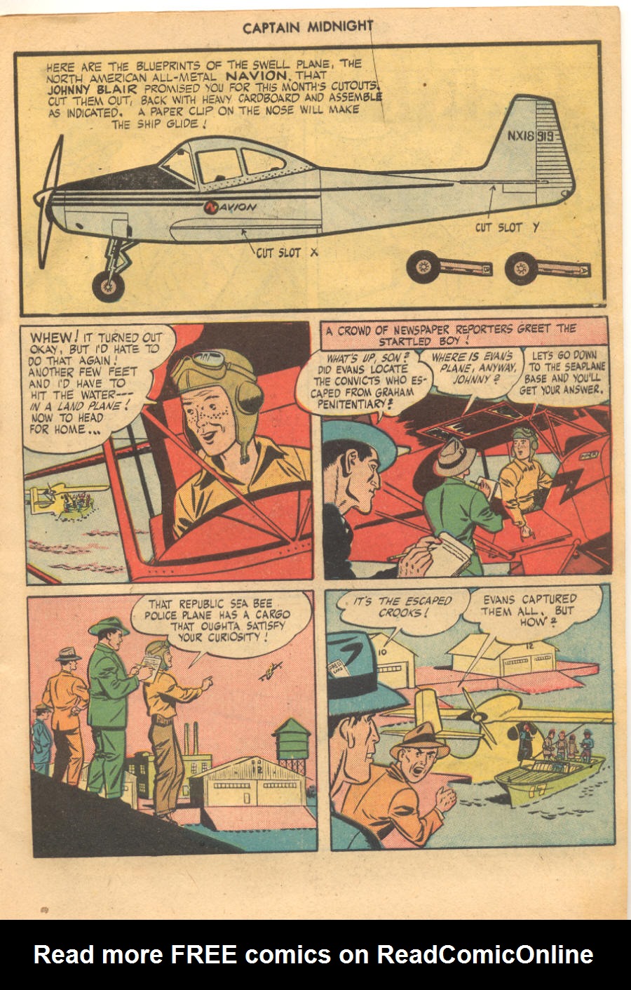 Read online Captain Midnight (1942) comic -  Issue #51 - 19