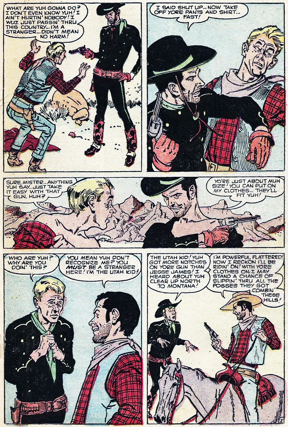 Read online Western Outlaws (1954) comic -  Issue #17 - 19