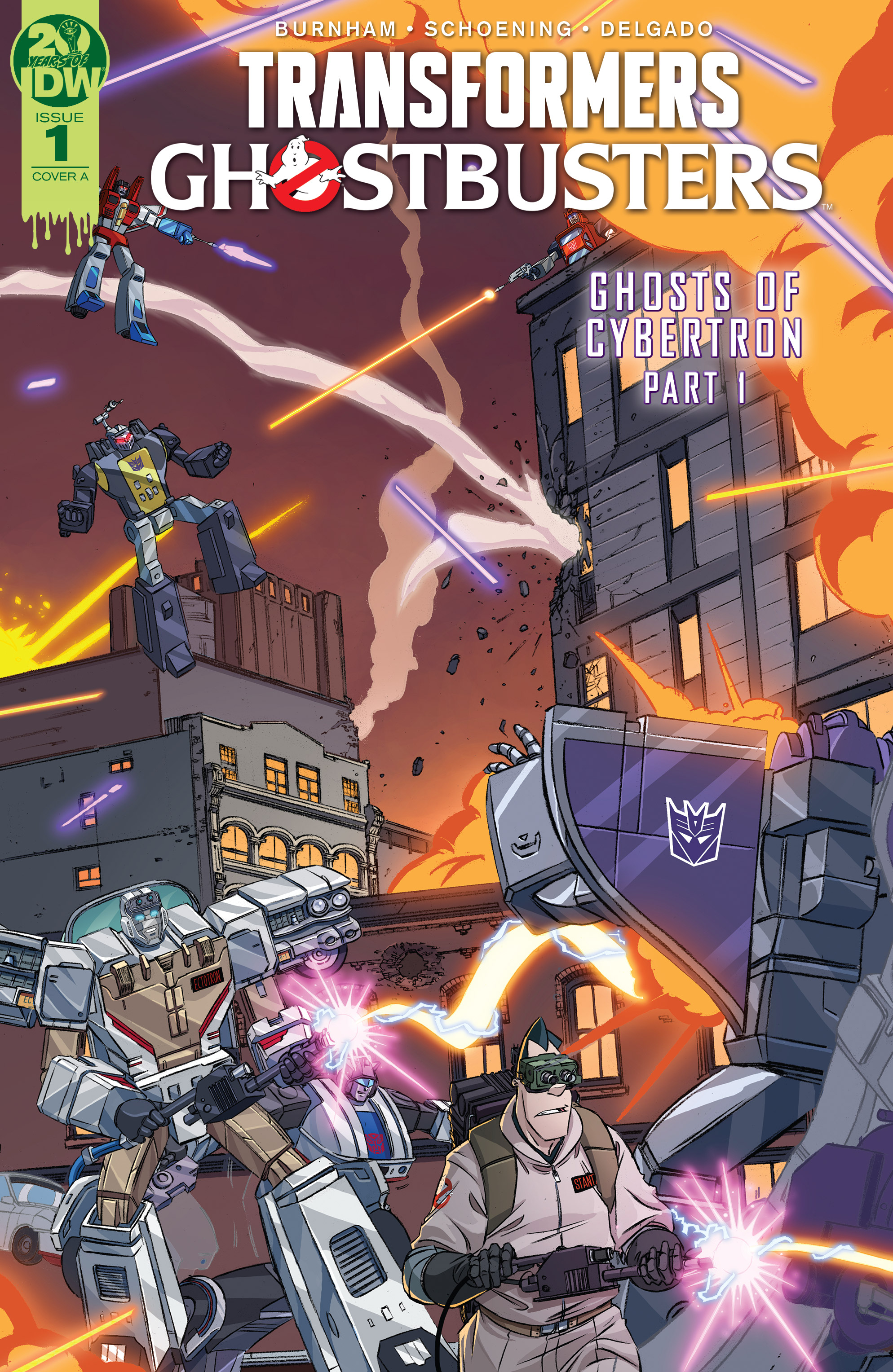 Read online Transformers/Ghostbusters comic -  Issue #1 - 1