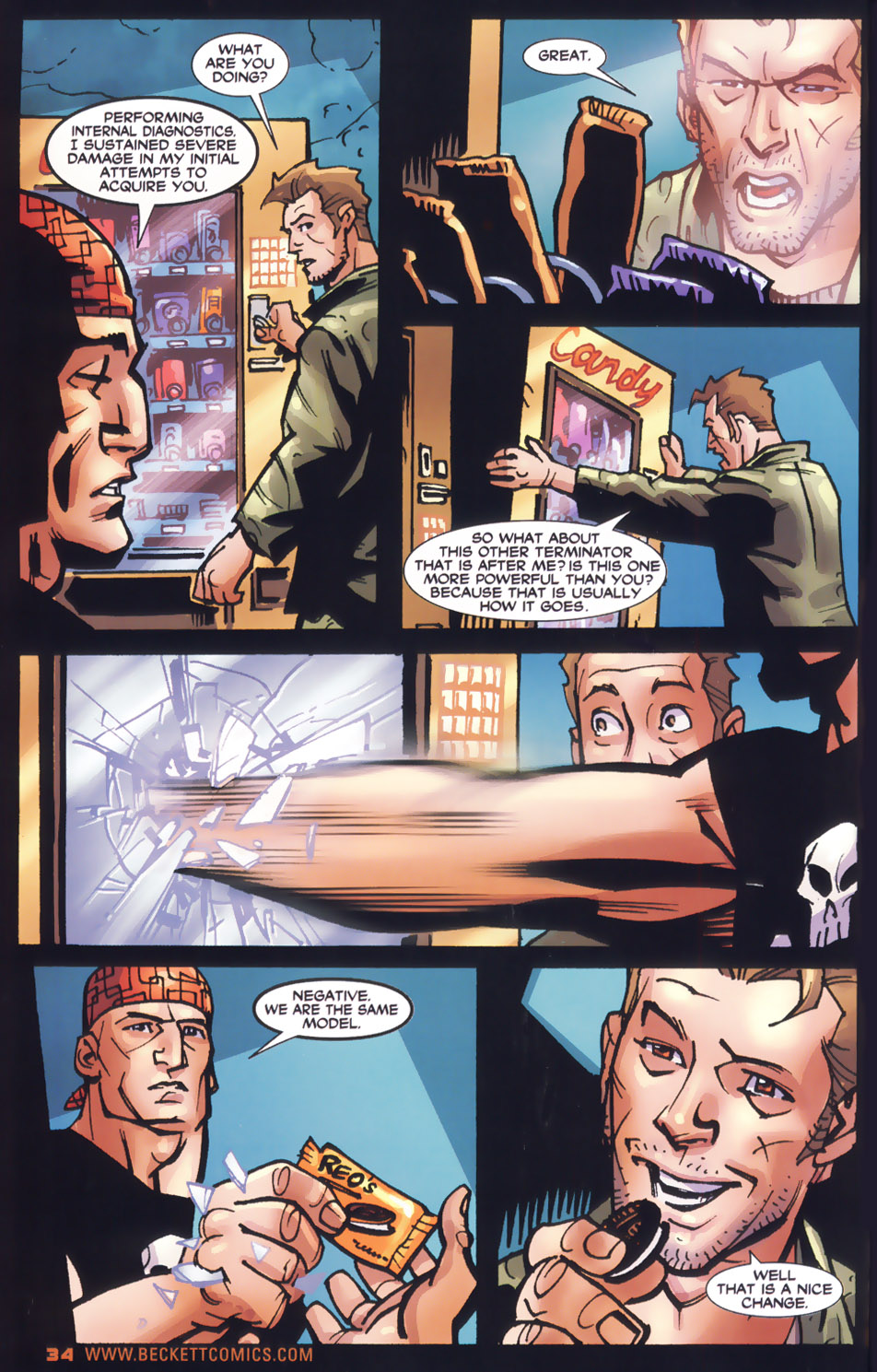 Read online Terminator 3 comic -  Issue #5 - 36