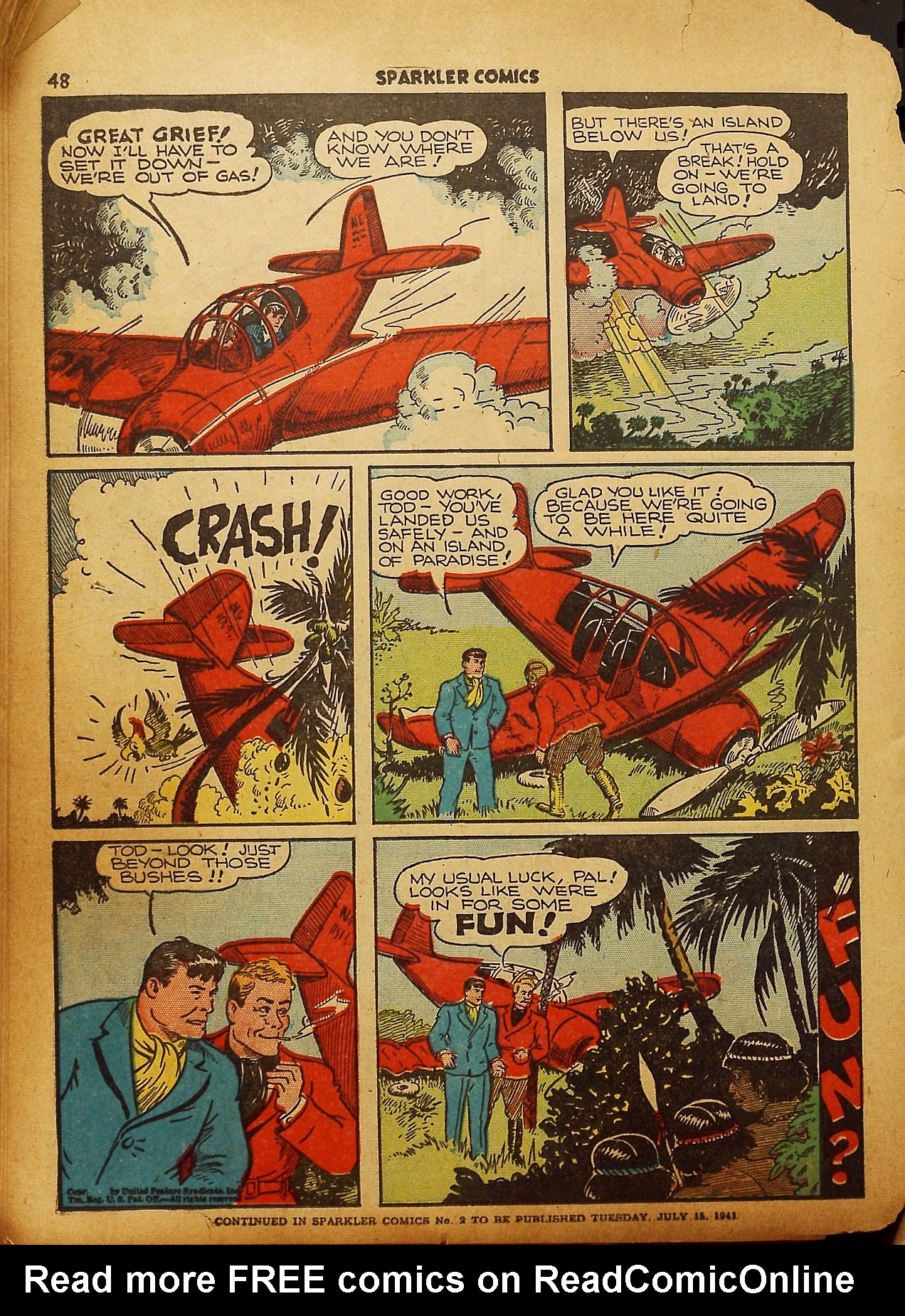 Read online Sparkler Comics comic -  Issue #1 - 51