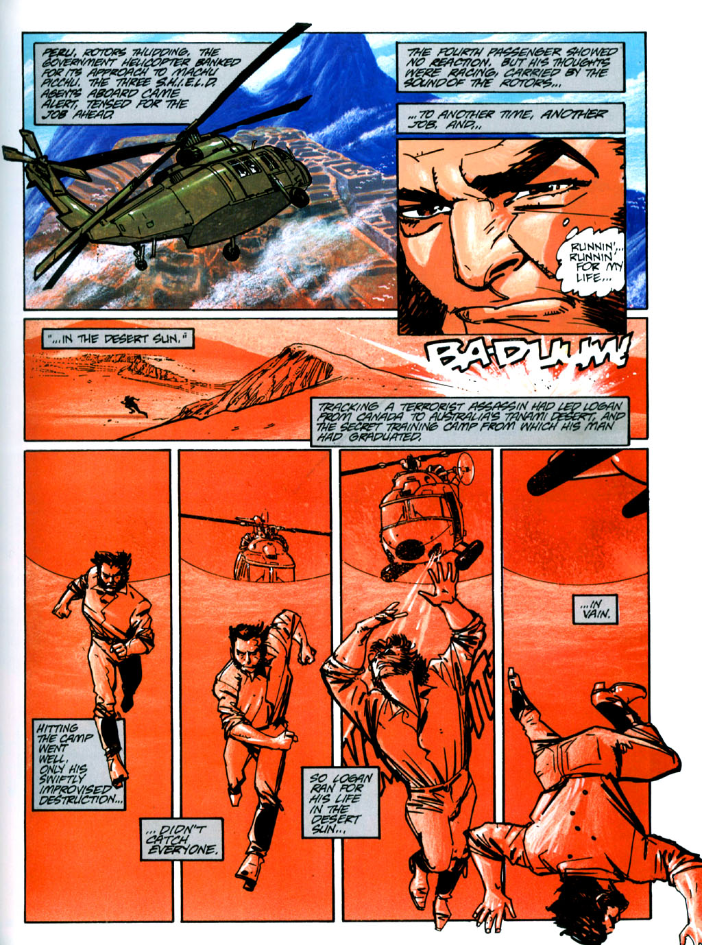 Read online Marvel Graphic Novel comic -  Issue #50 - Wolverine & Nick Fury - The Scorpio Connection - 26