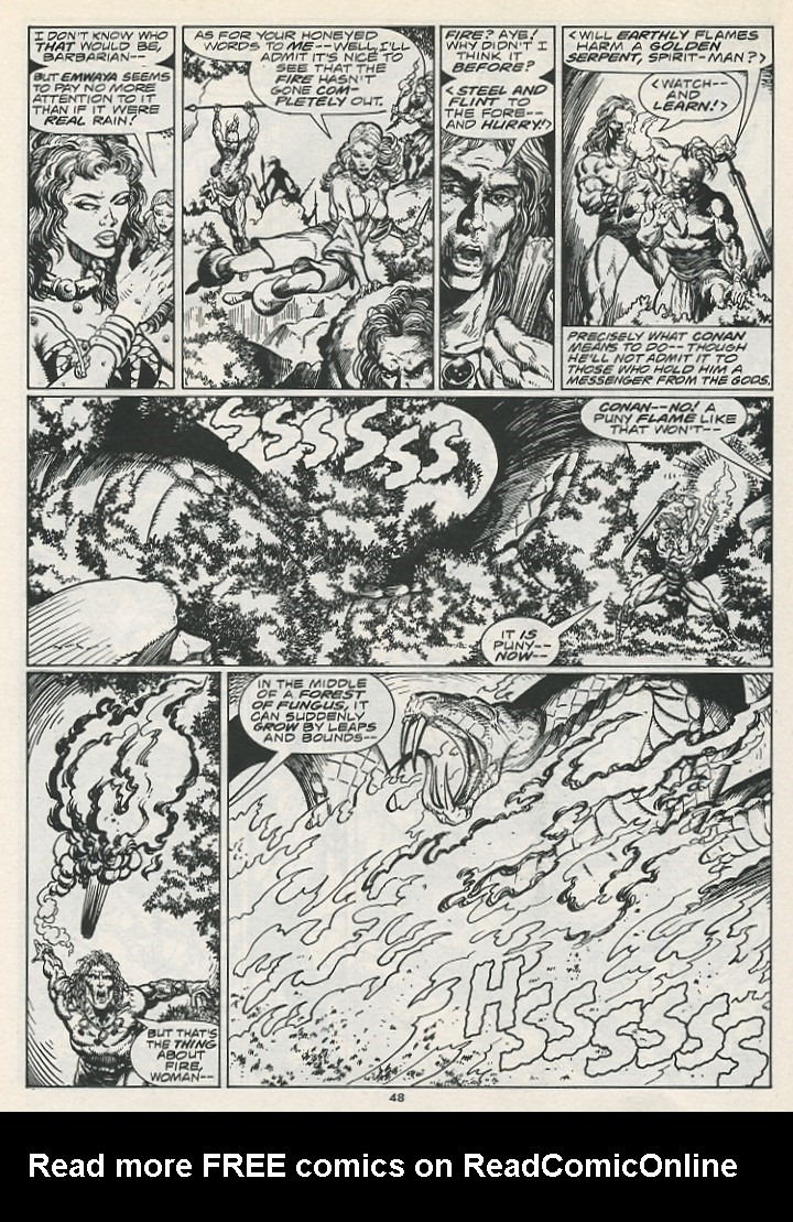Read online The Savage Sword Of Conan comic -  Issue #217 - 50