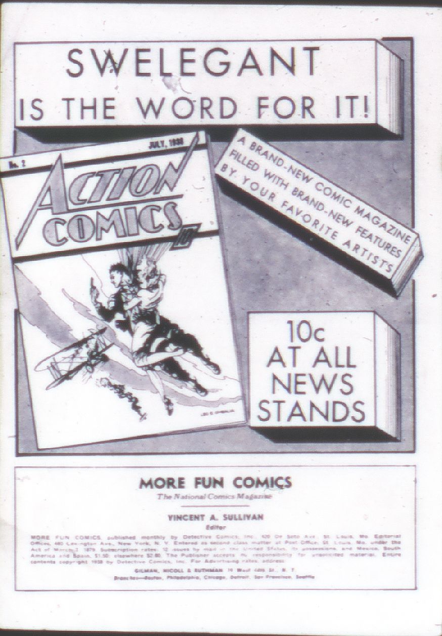 Read online More Fun Comics comic -  Issue #33 - 2