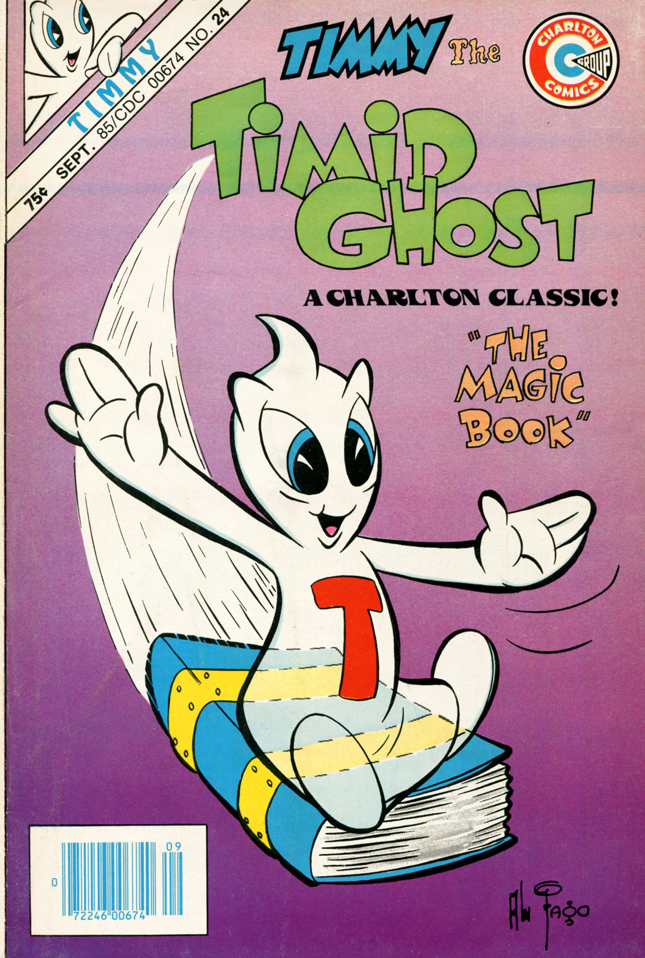 Read online Timmy the Timid Ghost comic -  Issue #24 - 1