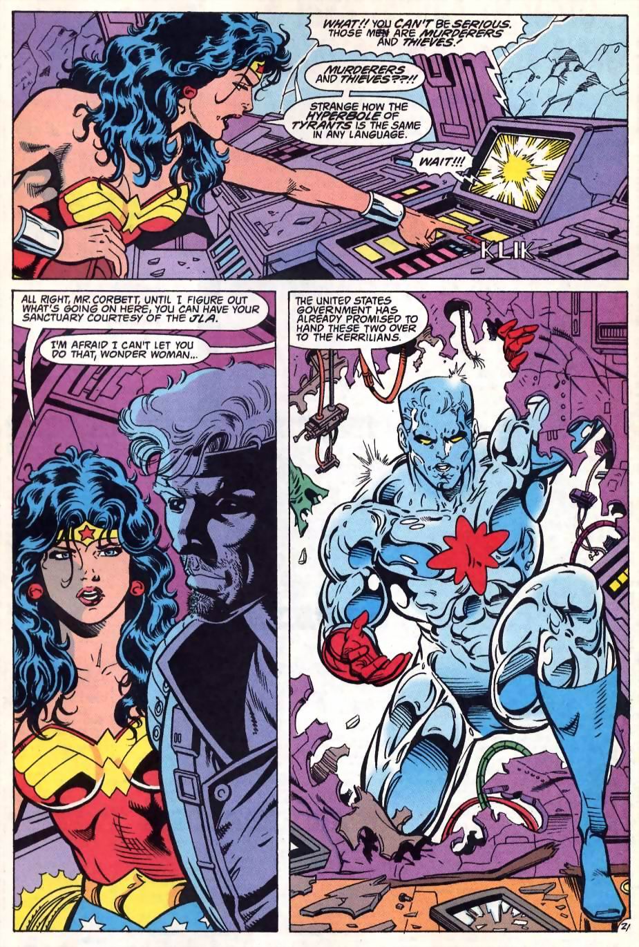 Read online Justice League America comic -  Issue #80 - 22