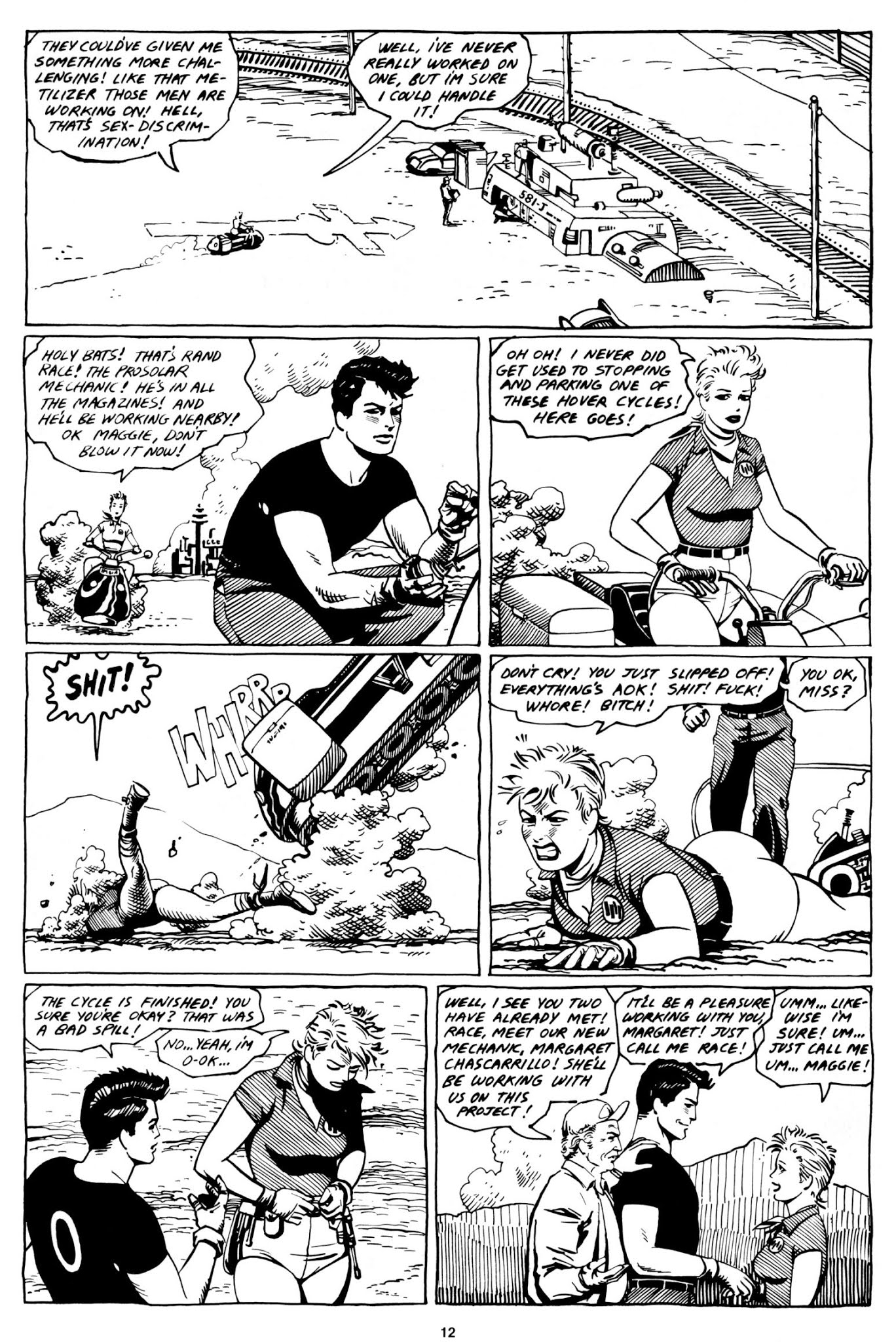 Read online Love and Rockets (1982) comic -  Issue #1 - 12