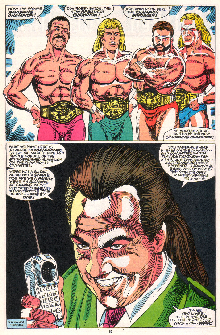 Read online WCW World Championship Wrestling comic -  Issue #7 - 16