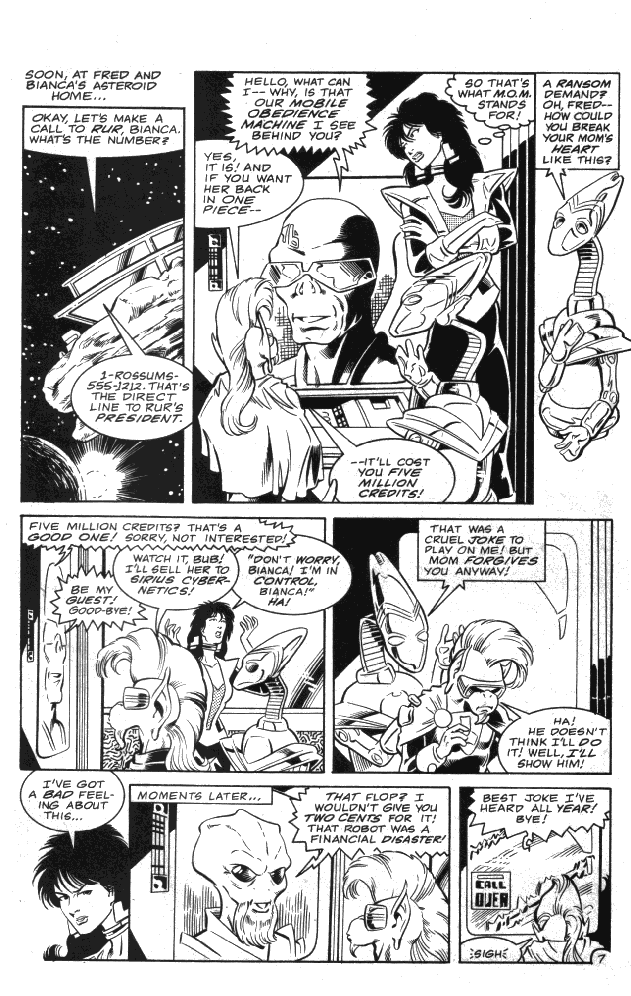 Read online Aristocratic Xtraterrestrial Time-Traveling Thieves comic -  Issue #3 - 9