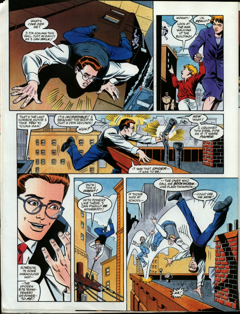 Read online Marvel Graphic Novel comic -  Issue #46 - Spider-Man - Parallel Lives - 8
