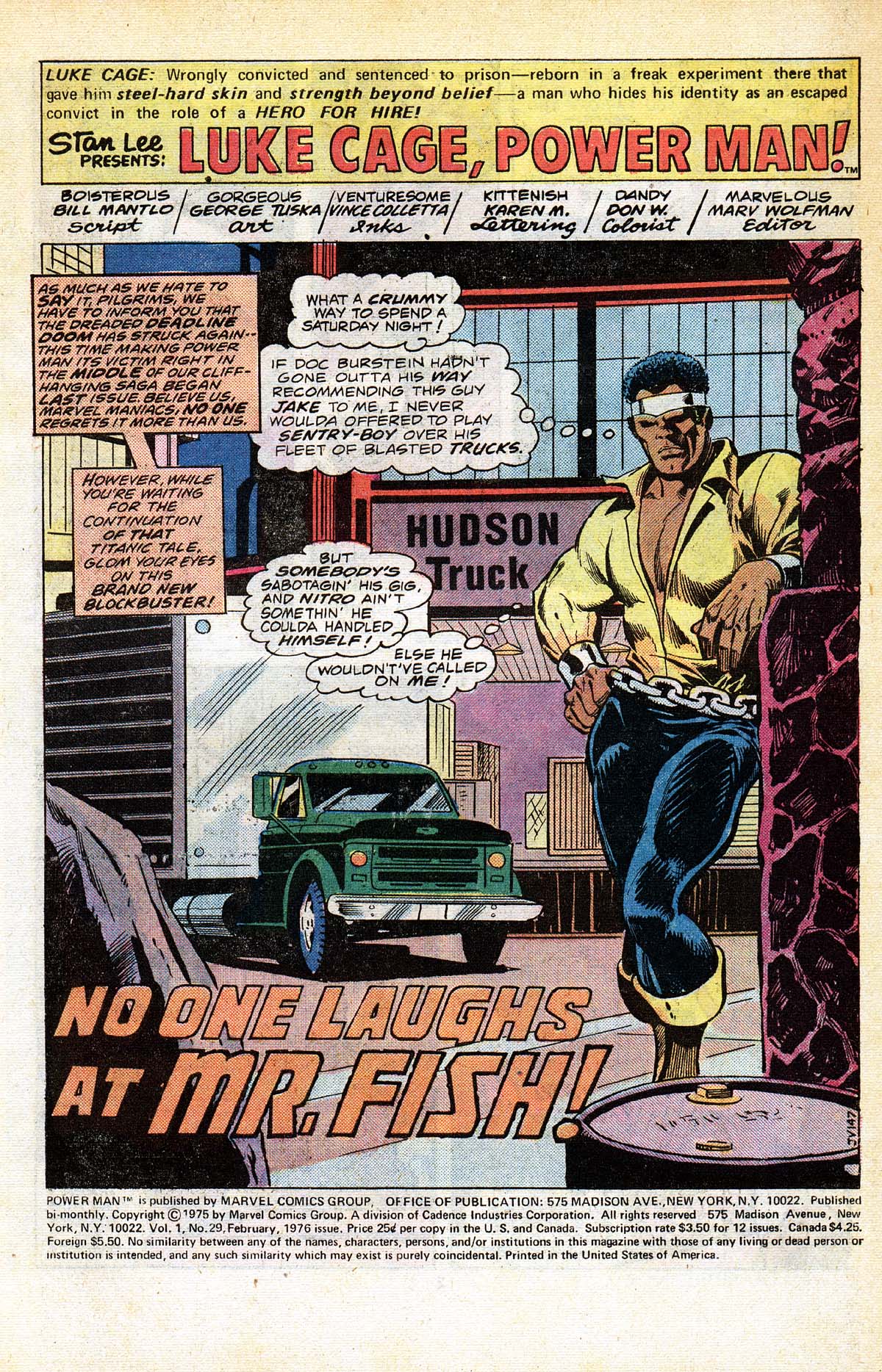 Read online Power Man comic -  Issue #29 - 2