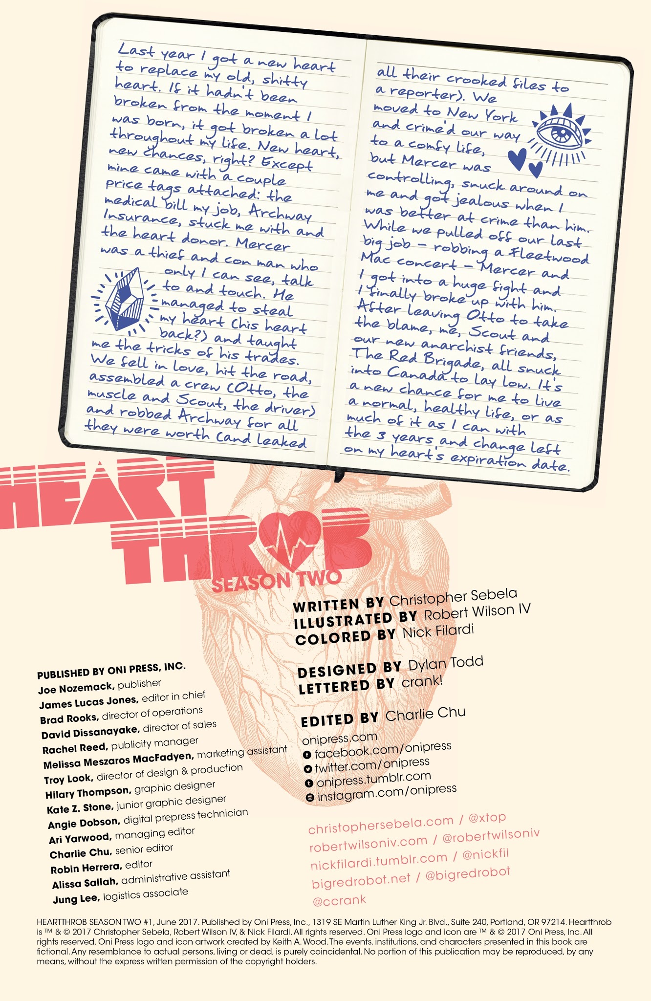 Read online Heartthrob Season Two comic -  Issue #1 - 2