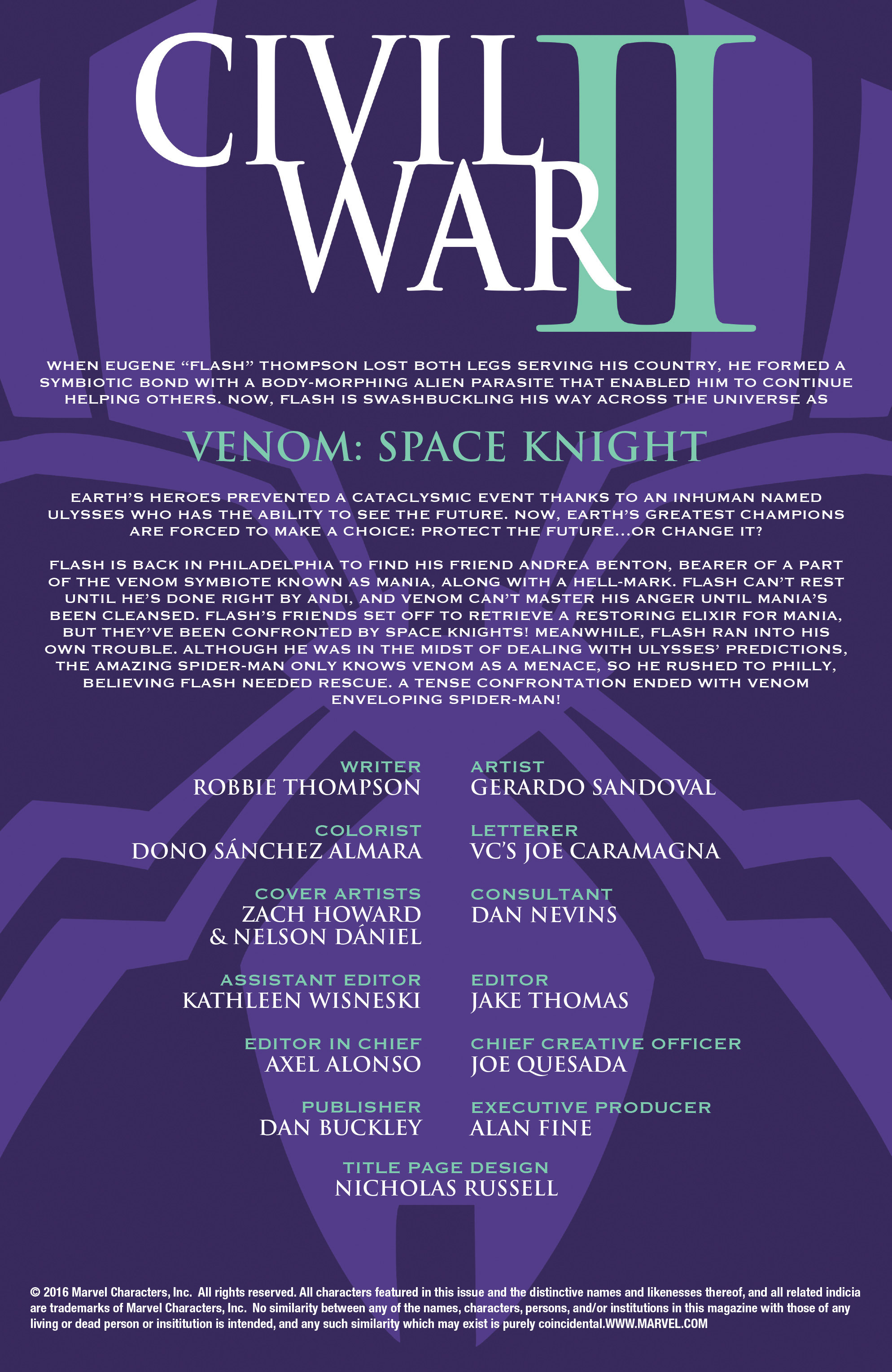 Read online Venom: Space Knight comic -  Issue #12 - 2