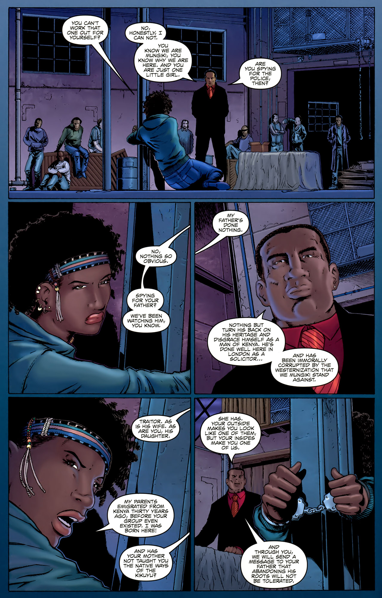 Read online Gravel comic -  Issue #10 - 12