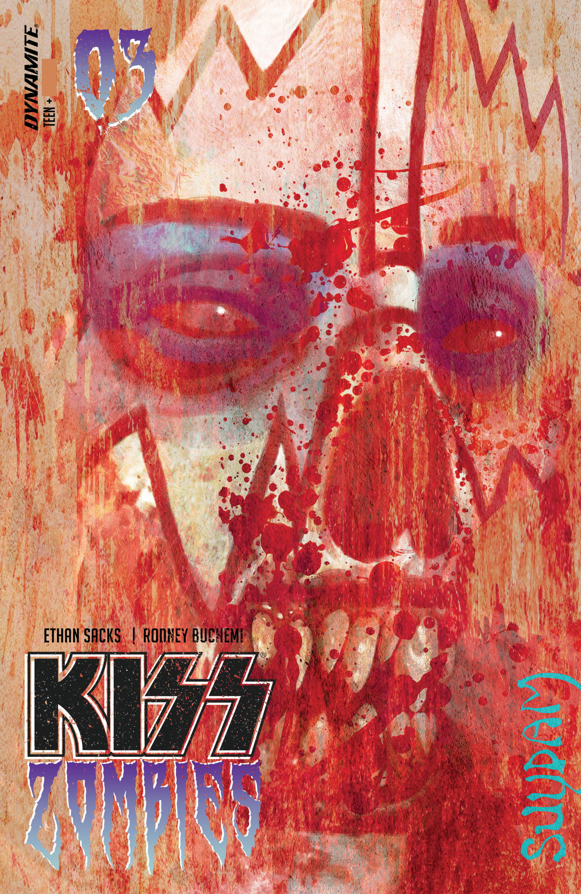 Read online Kiss: Zombies comic -  Issue #3 - 1
