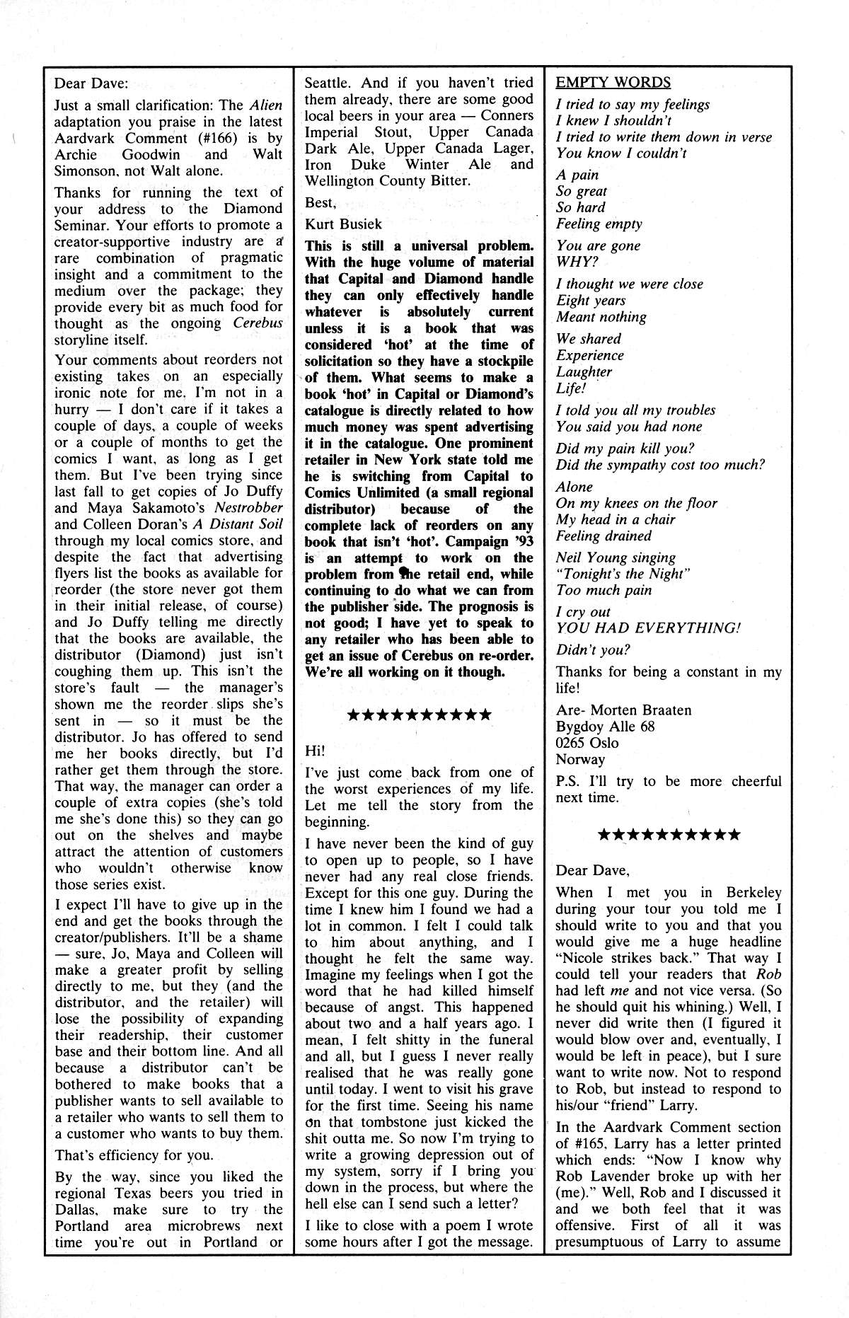 Cerebus Issue #168 #167 - English 25