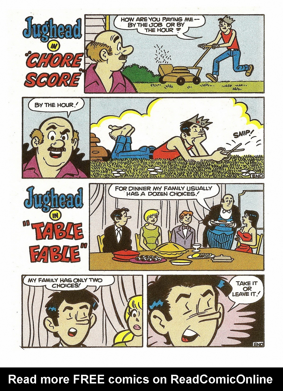 Read online Jughead's Double Digest Magazine comic -  Issue #68 - 188