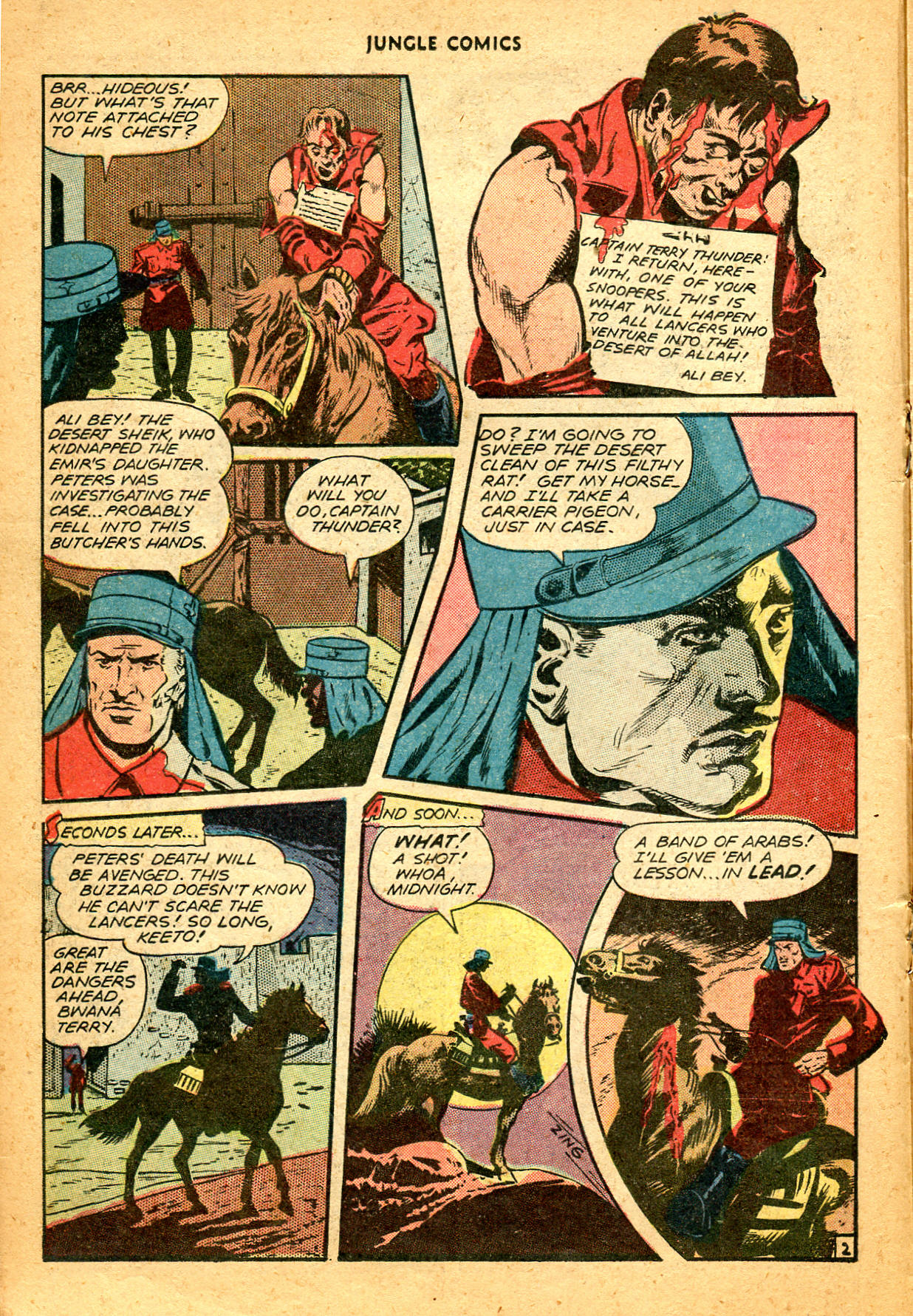 Read online Jungle Comics comic -  Issue #89 - 22