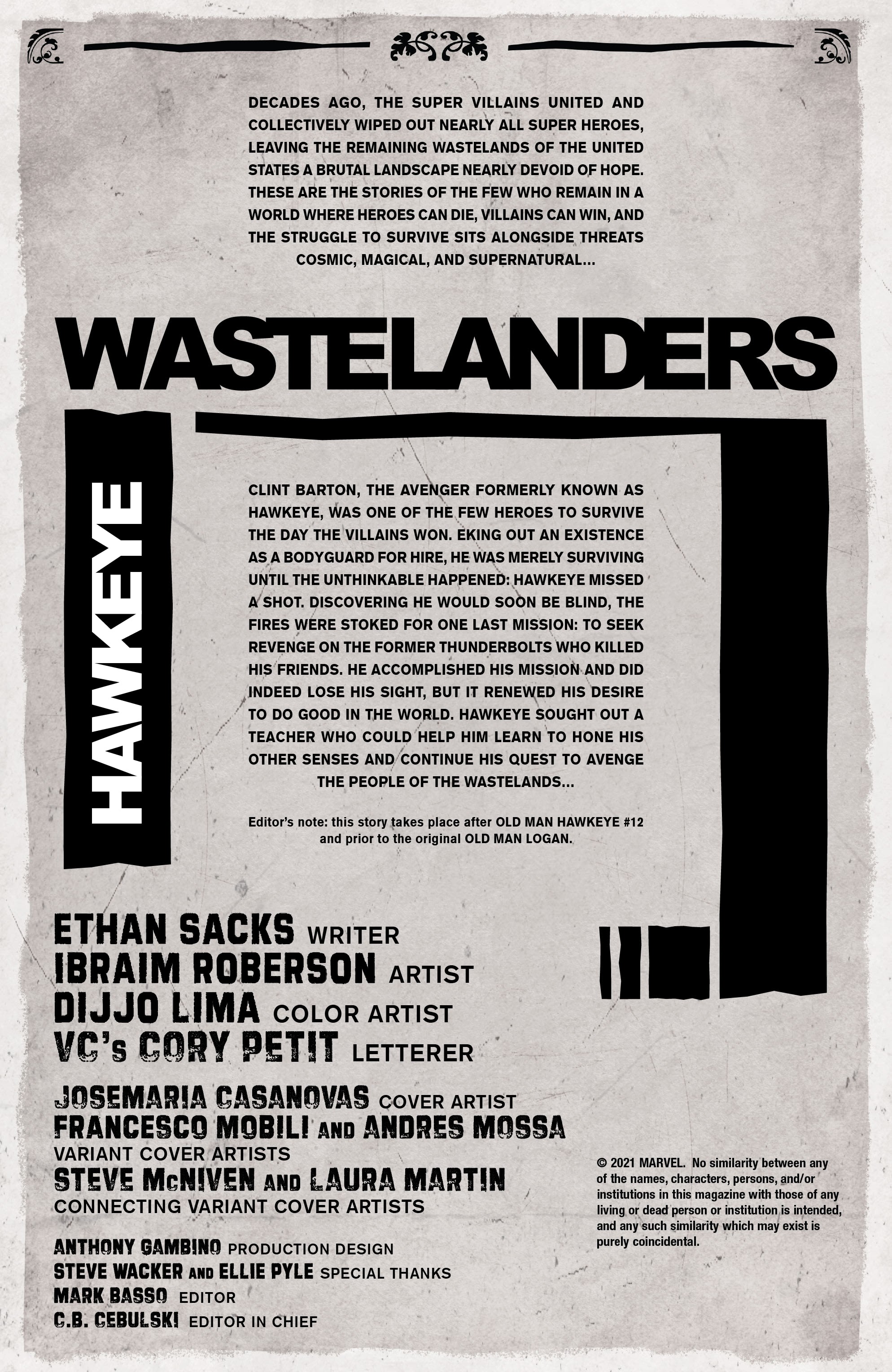 Read online Wastelanders comic -  Issue # Hawkeye - 2