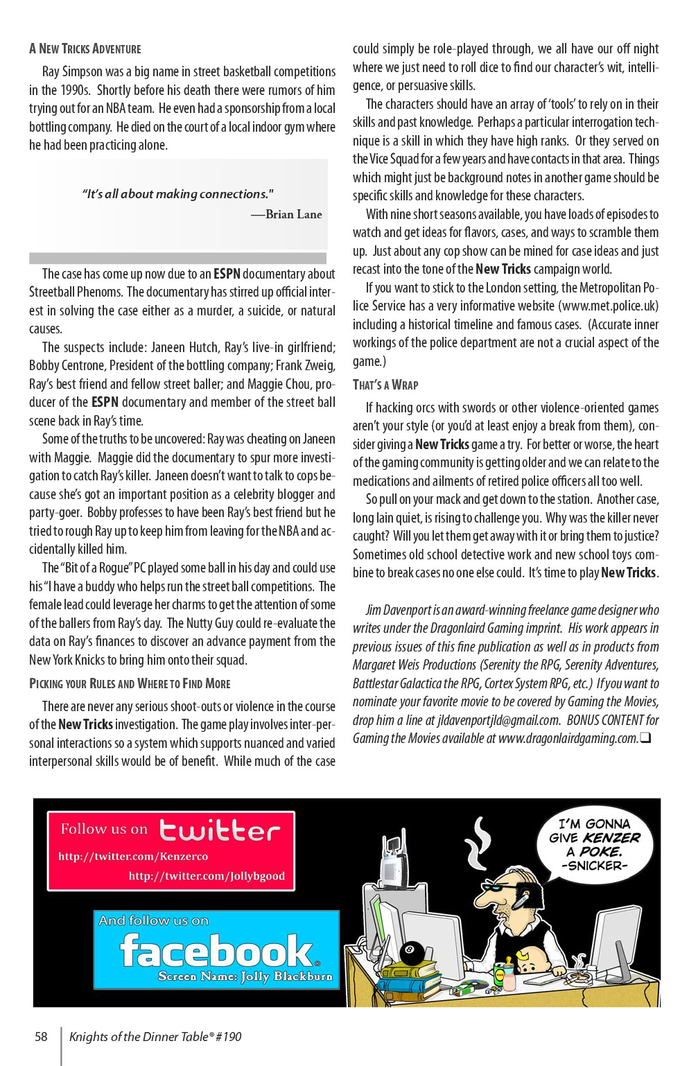 Read online Knights of the Dinner Table comic -  Issue #190 - 60