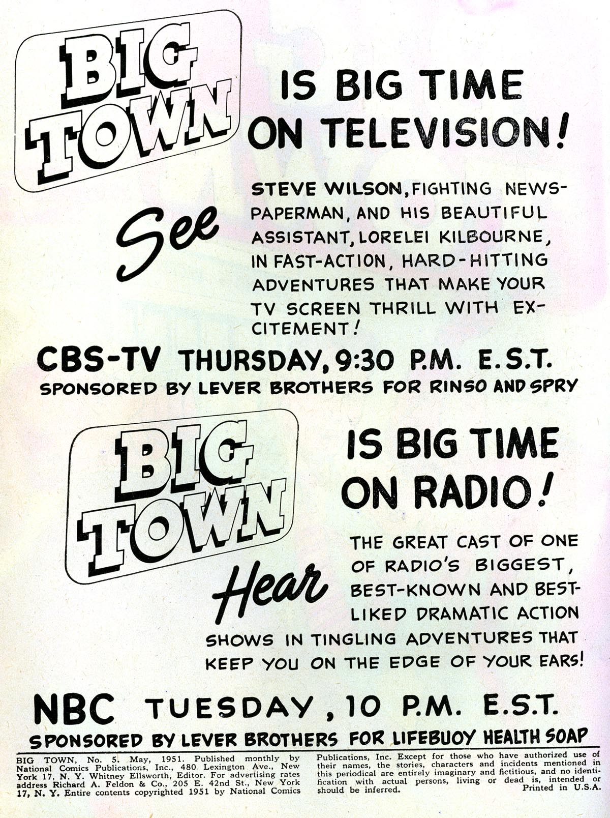 Big Town (1951) 5 Page 1