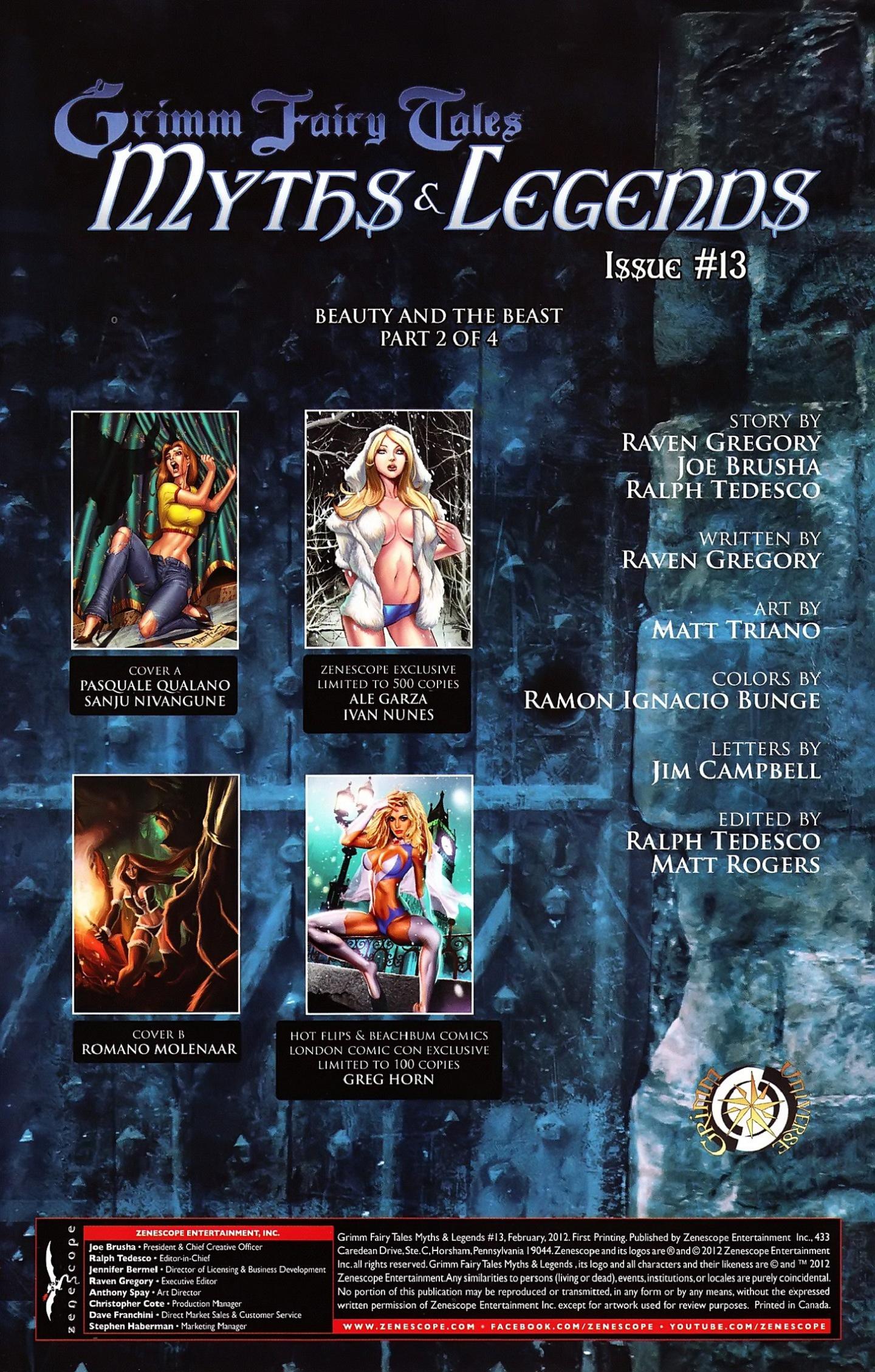 Read online Grimm Fairy Tales: Myths & Legends comic -  Issue #13 - 3