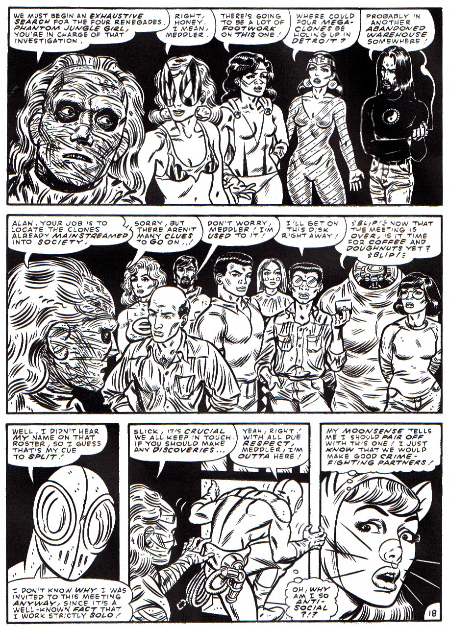 Read online Don Simpson's Bizarre Heroes comic -  Issue #4 - 19