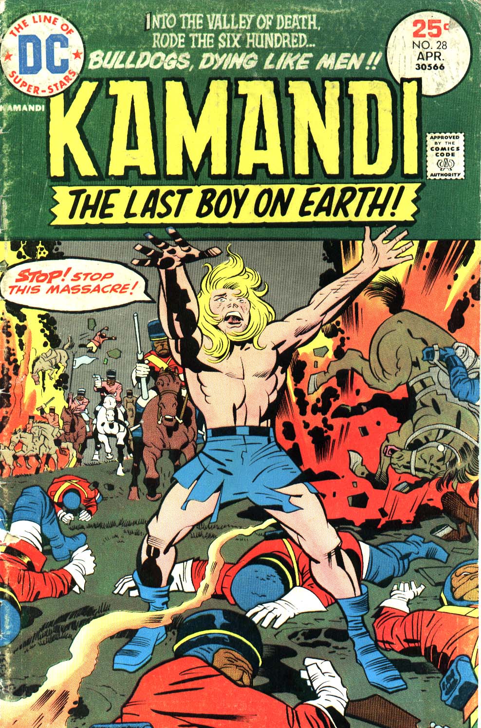 Read online Kamandi, The Last Boy On Earth comic -  Issue #28 - 1
