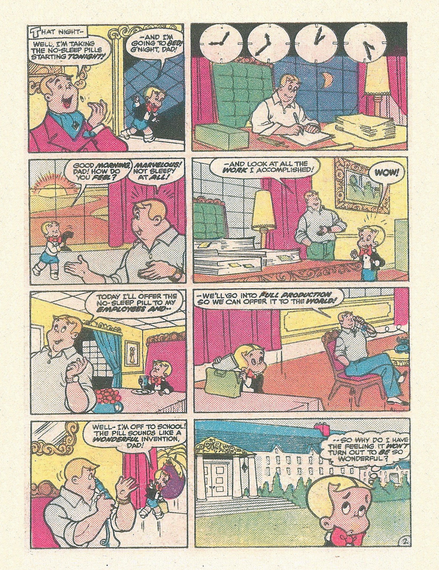 Read online Richie Rich Digest Stories comic -  Issue #13 - 90