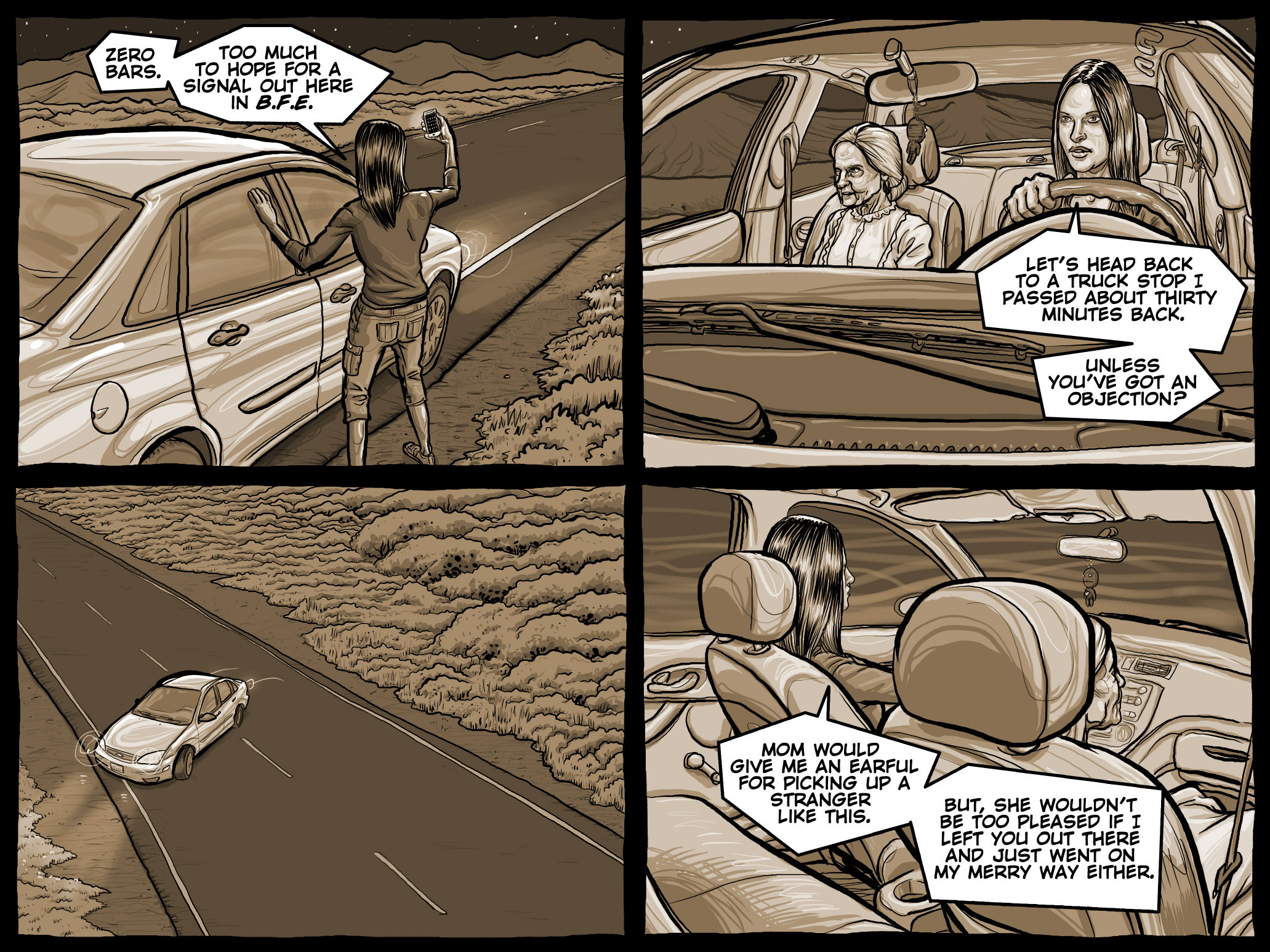 Read online False Positive comic -  Issue #3 - 35