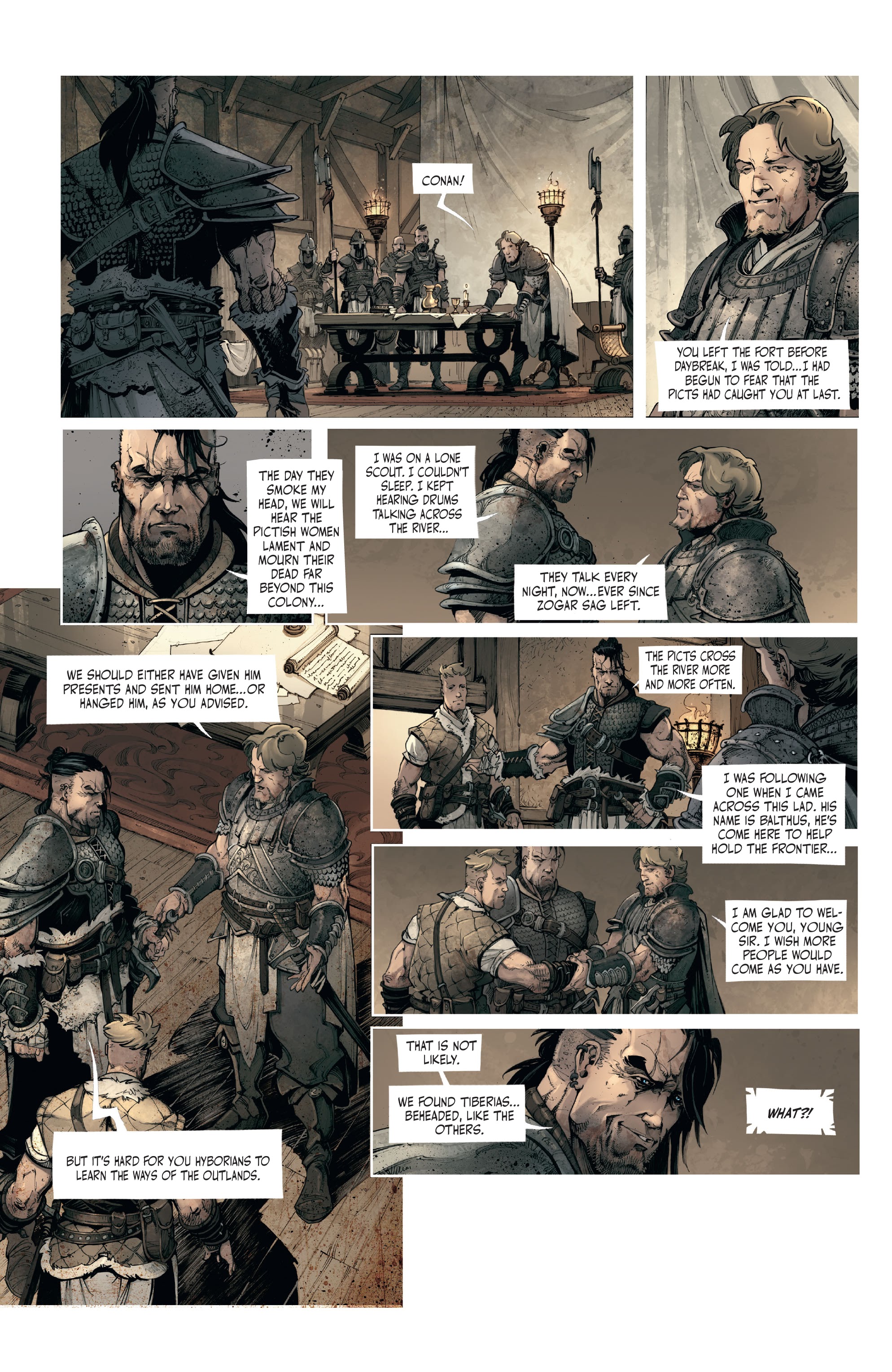 Read online The Cimmerian: Beyond The Black River comic -  Issue #1 - 11