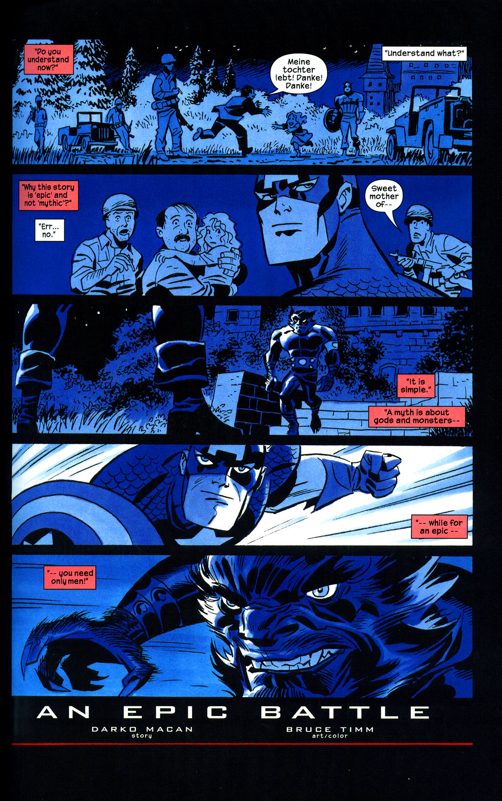 Read online Captain America: Red, White & Blue comic -  Issue # TPB - 32