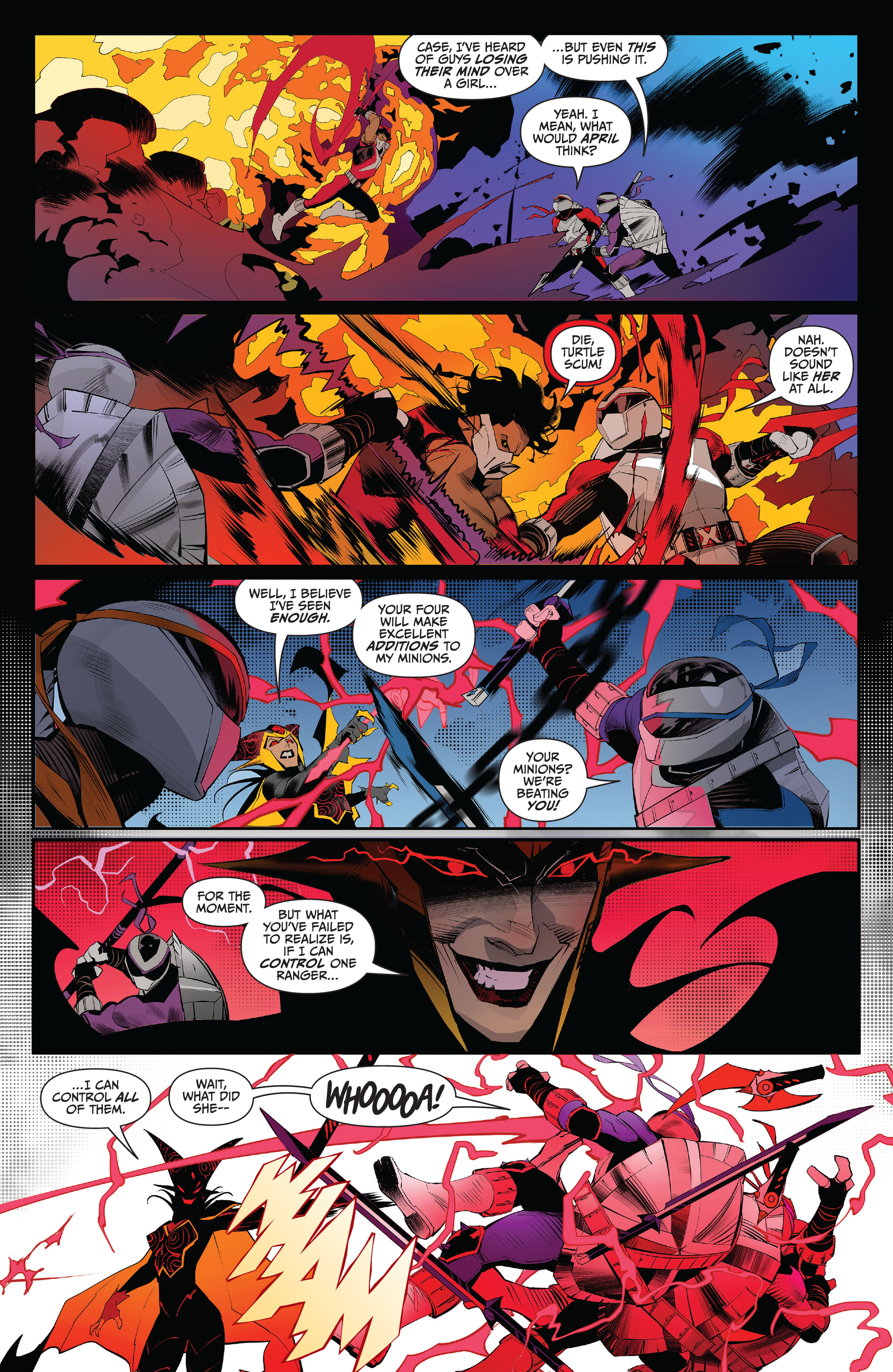 Read online Mighty Morphin Power Rangers/ Teenage Mutant Ninja Turtles II comic -  Issue #5 - 11
