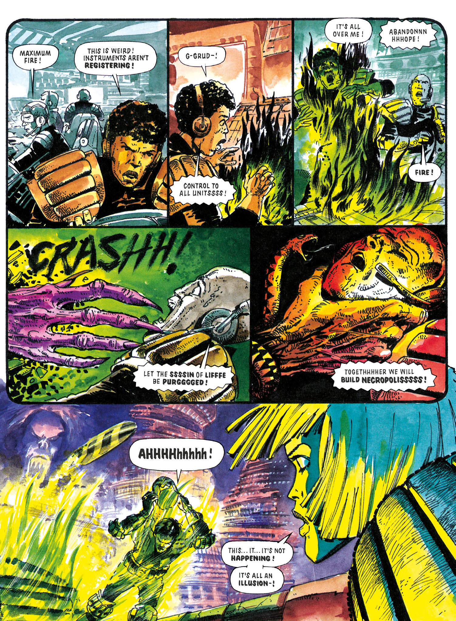 Read online Essential Judge Dredd: Necropolis comic -  Issue # TPB (Part 2) - 1