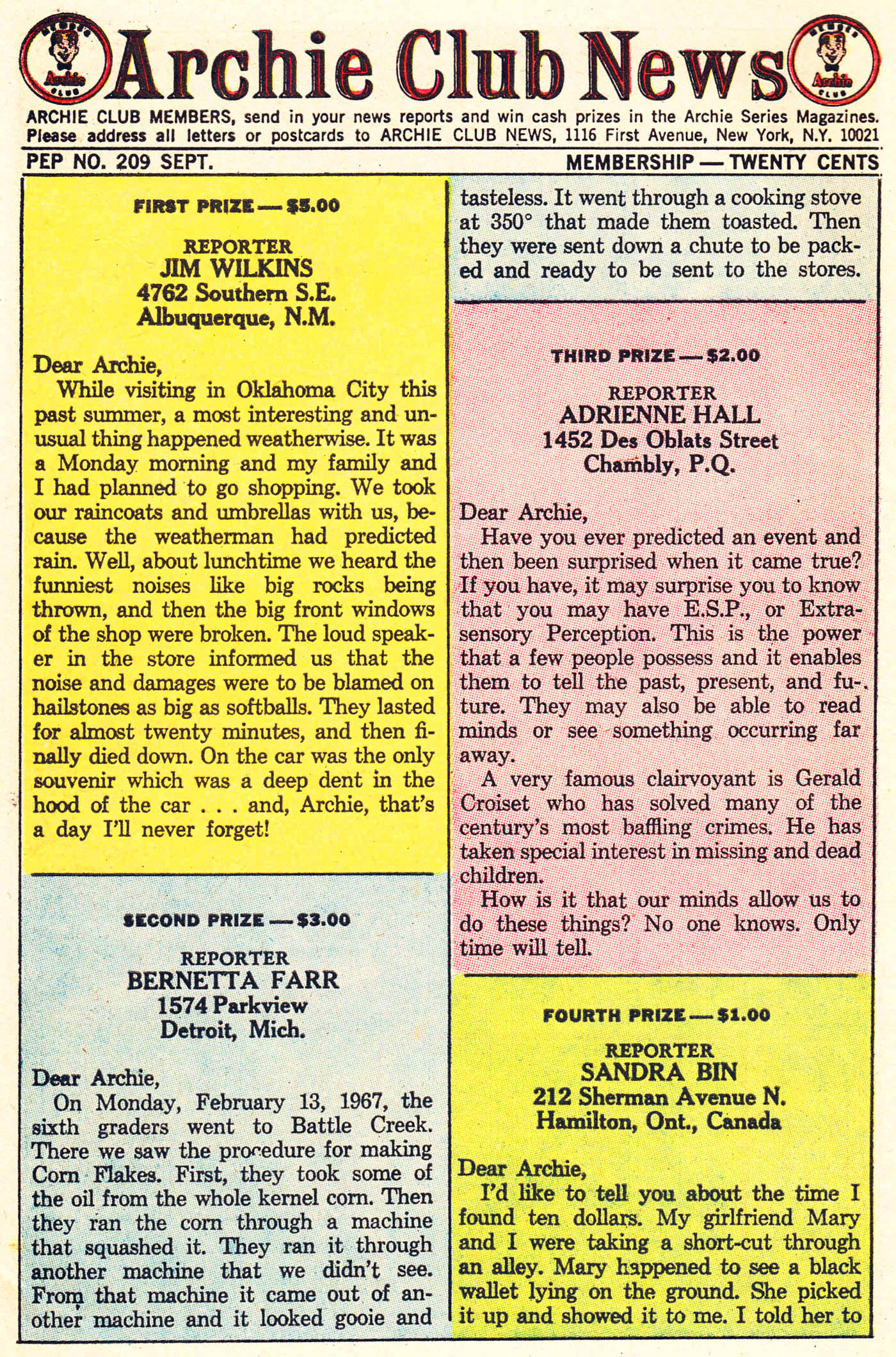 Read online Pep Comics comic -  Issue #209 - 10