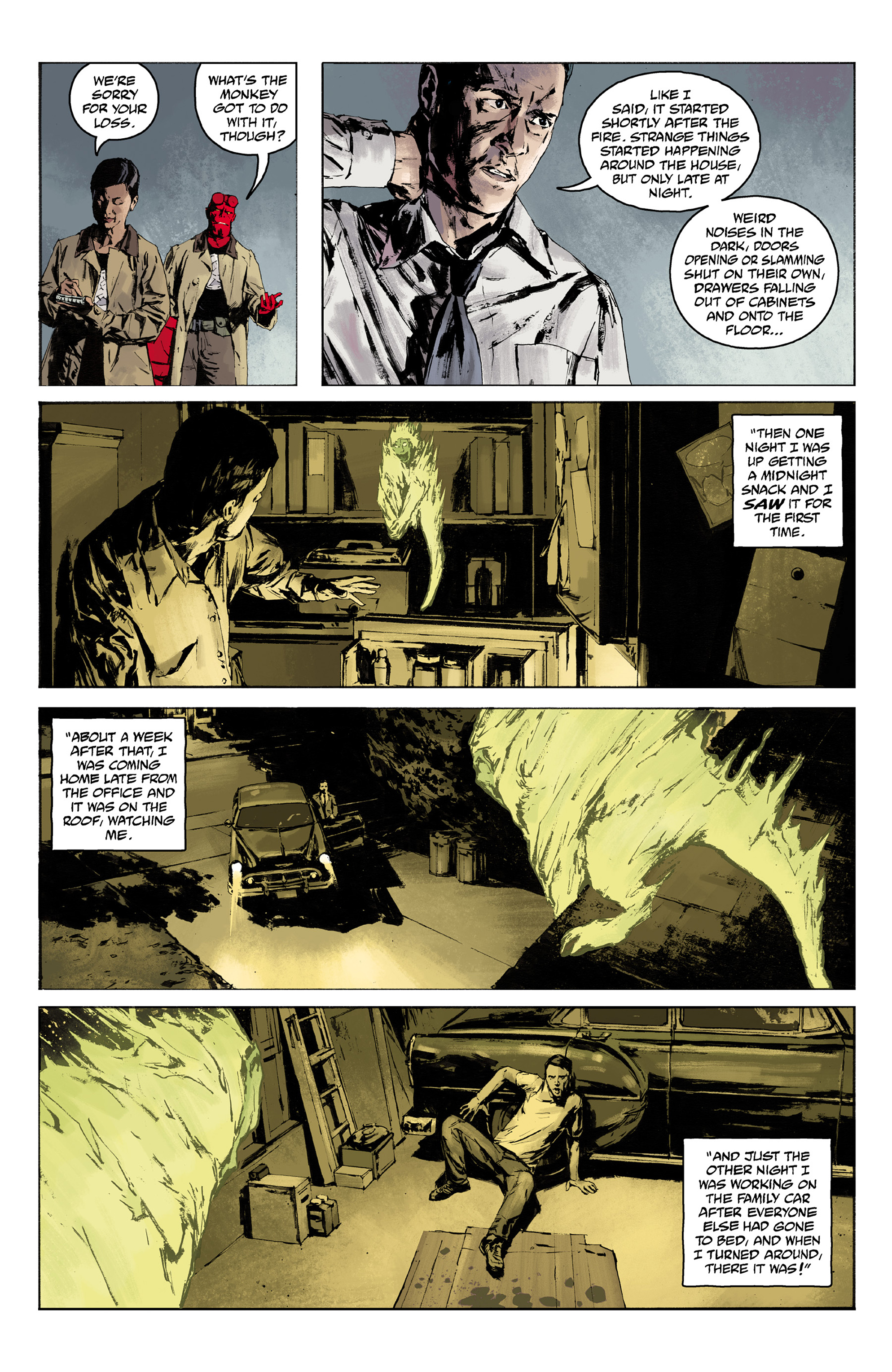 Read online Hellboy and the B.P.R.D.: 1954--The Unreasoning Beast comic -  Issue # Full - 7