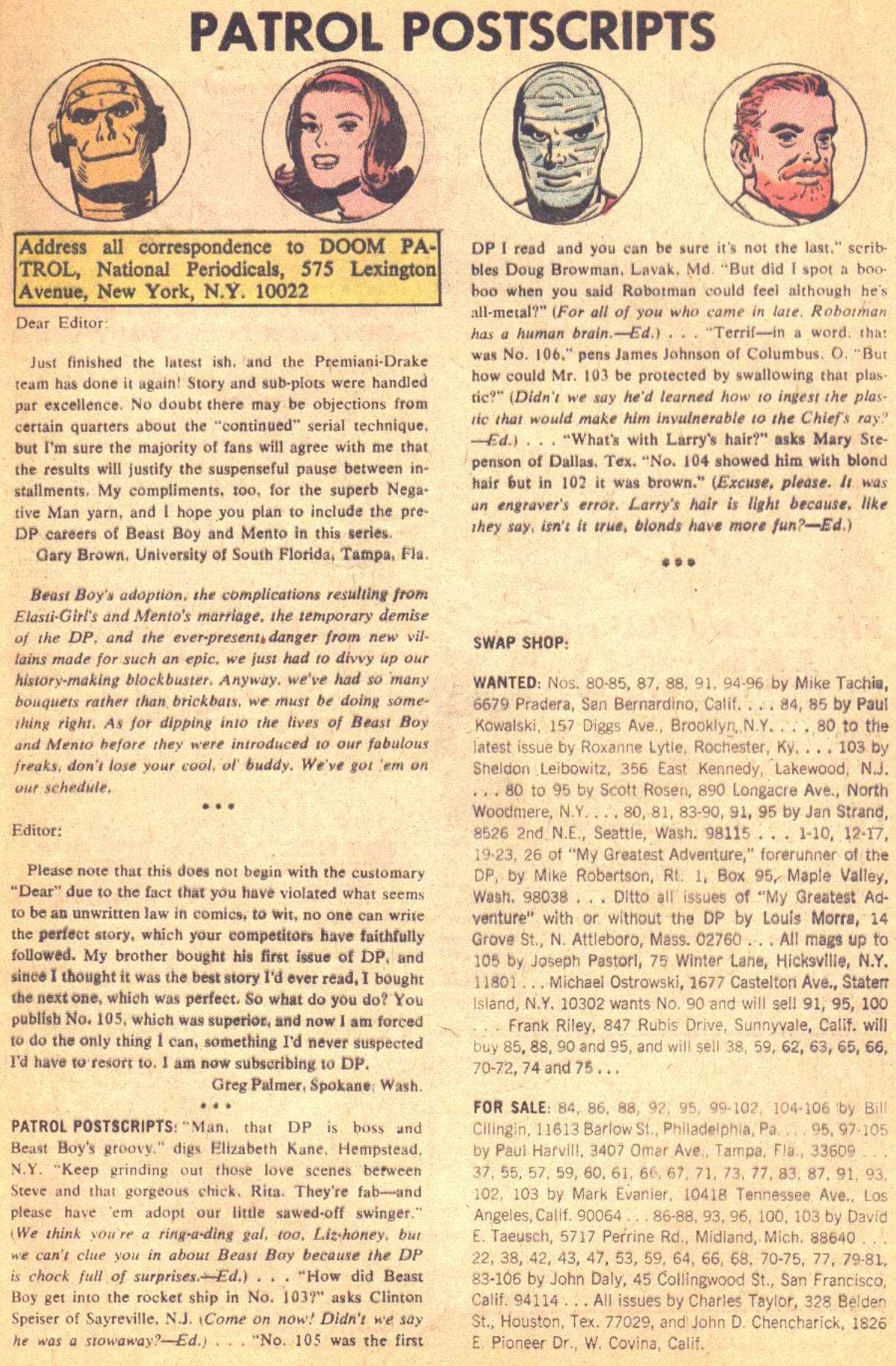 Read online Doom Patrol (1964) comic -  Issue #109 - 30