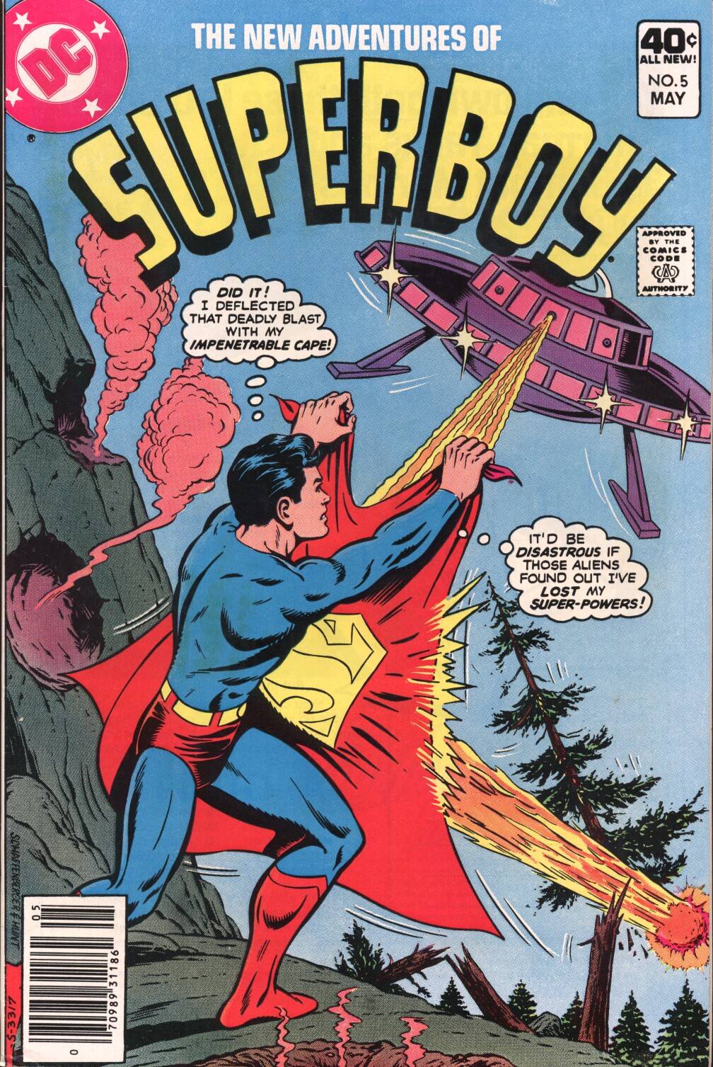 Read online The New Adventures of Superboy comic -  Issue #5 - 1
