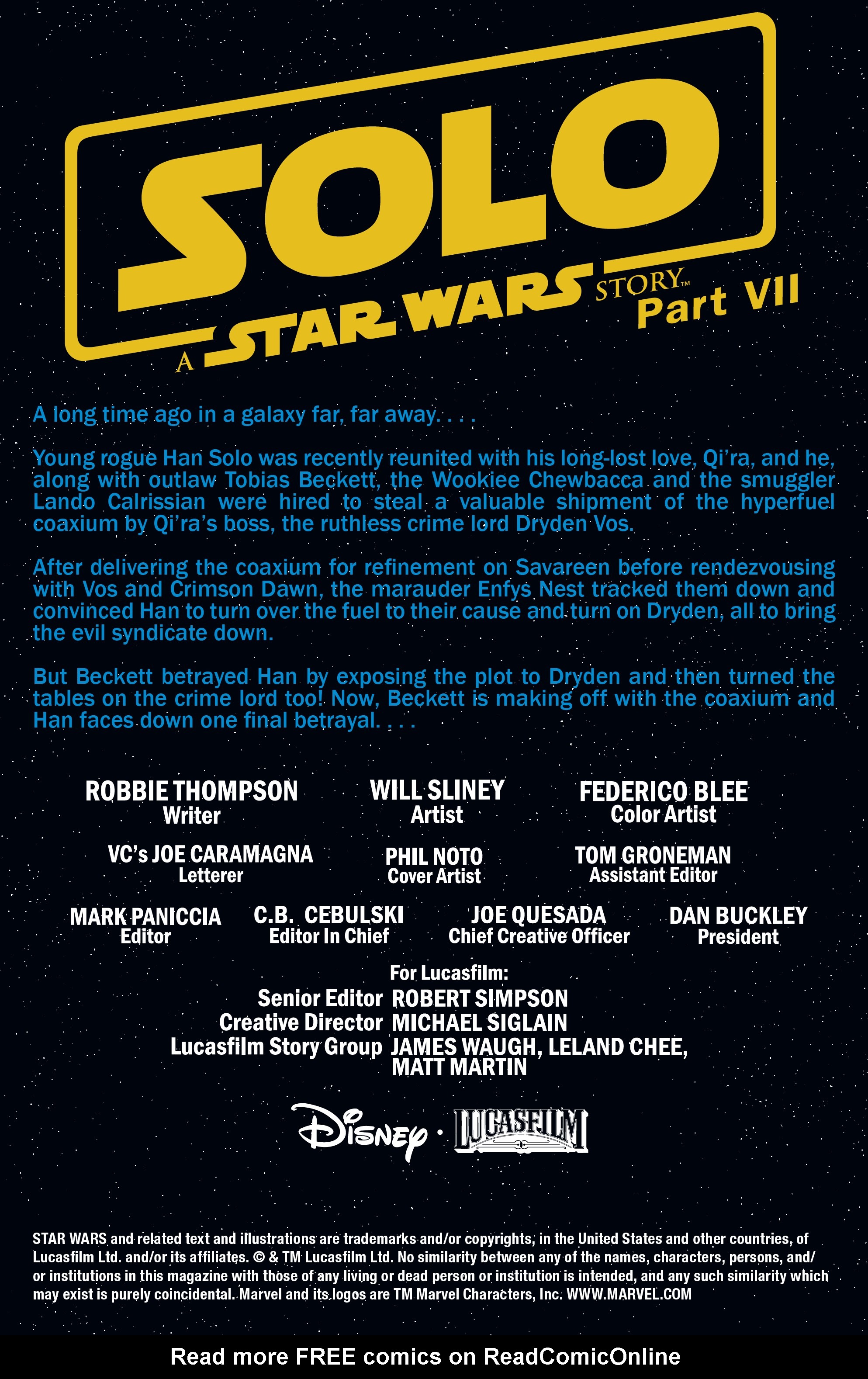 Read online Solo: A Star Wars Story Adaptation comic -  Issue #7 - 2