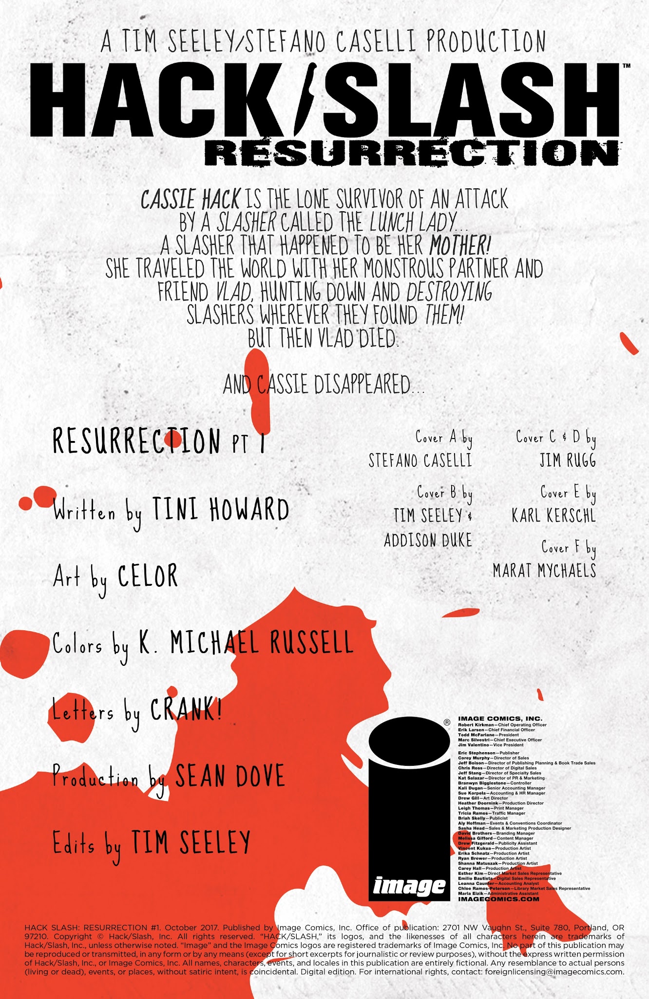 Read online Hack/Slash: Resurrection comic -  Issue #1 - 2