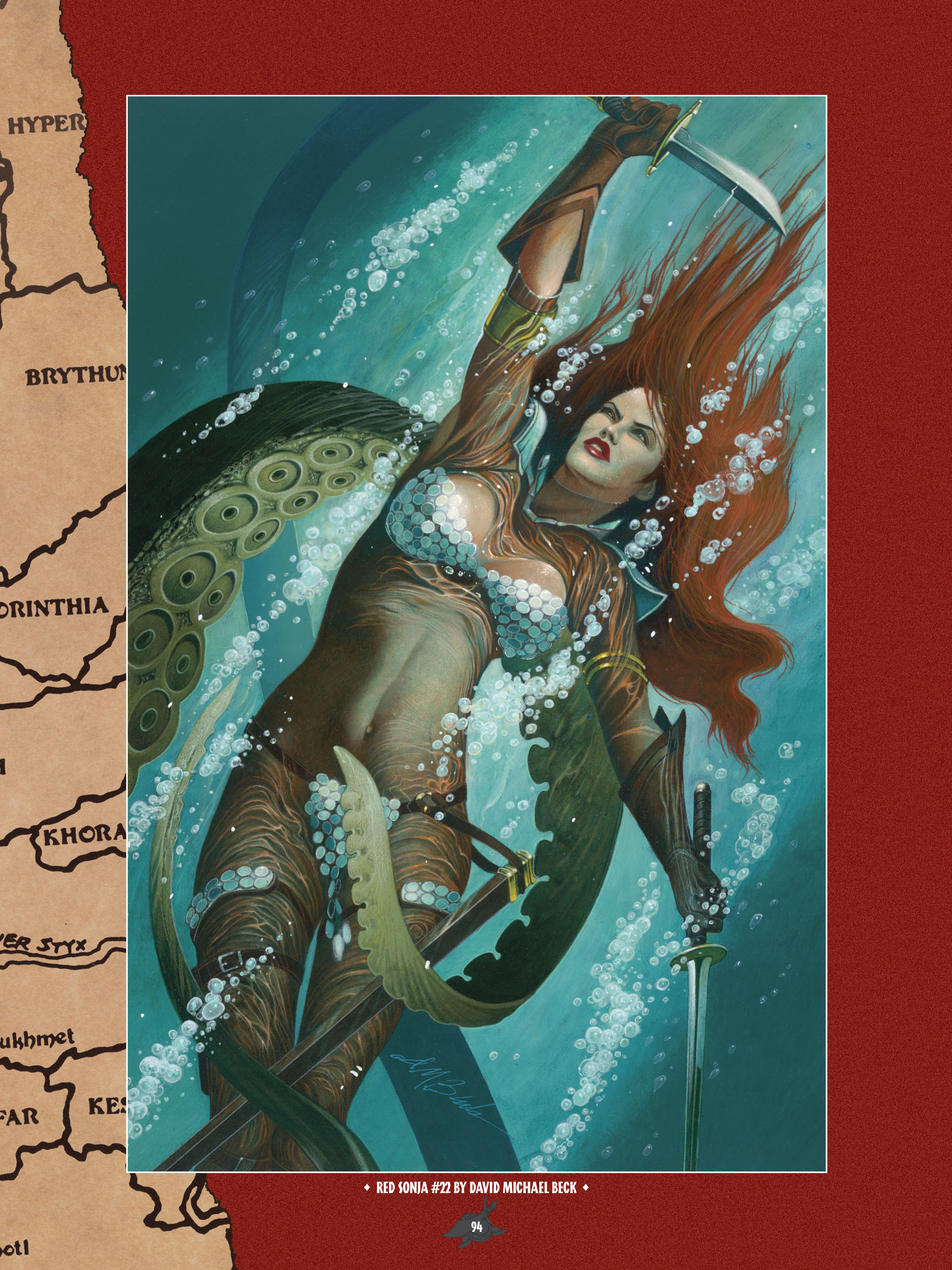 Read online The Art of Red Sonja comic -  Issue # TPB 1 (Part 1) - 93
