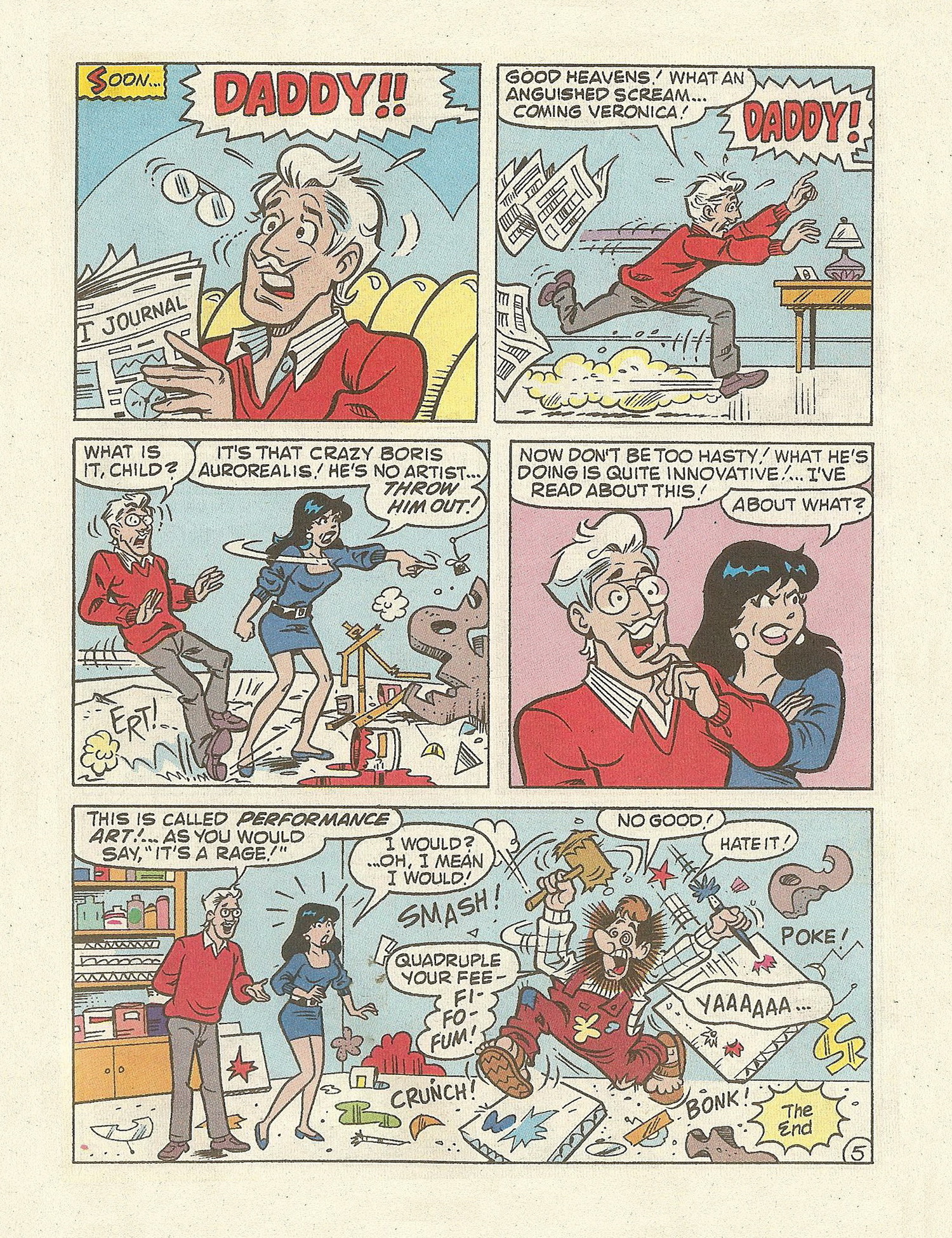 Read online Betty and Veronica Digest Magazine comic -  Issue #60 - 64