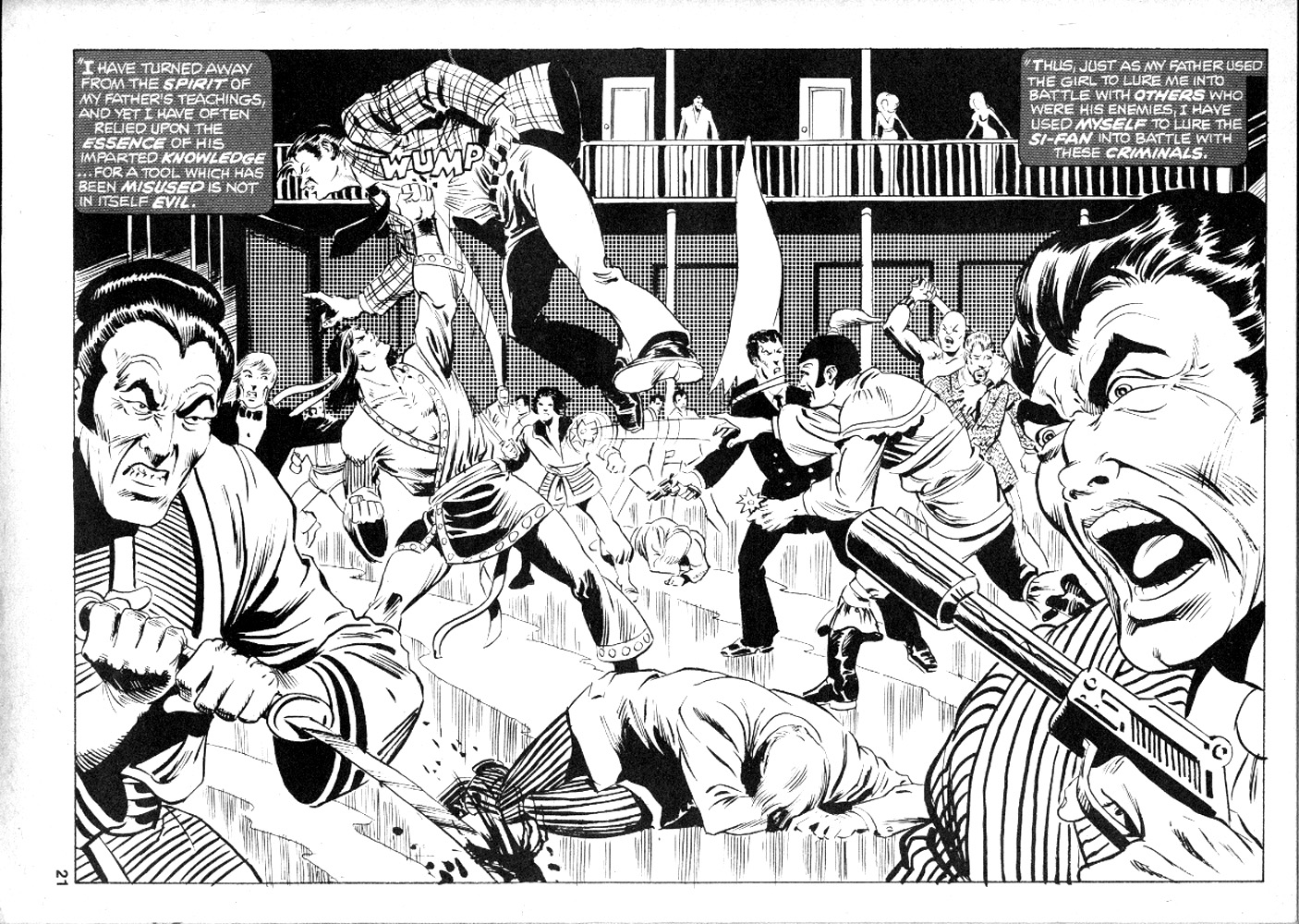 Read online The Deadly Hands of Kung Fu comic -  Issue #7 - 21