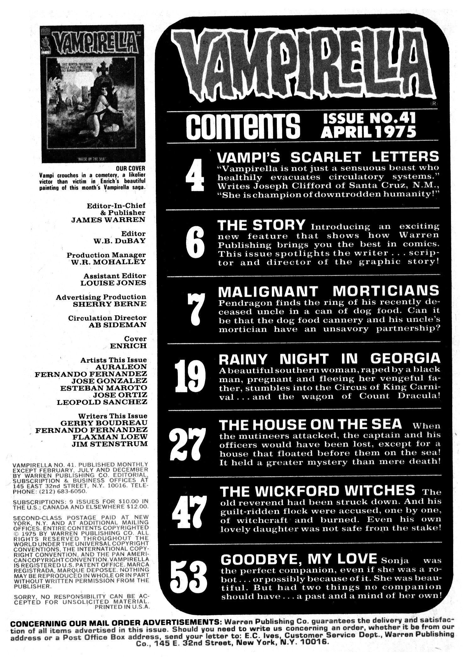 Read online Vampirella (1969) comic -  Issue #41 - 3