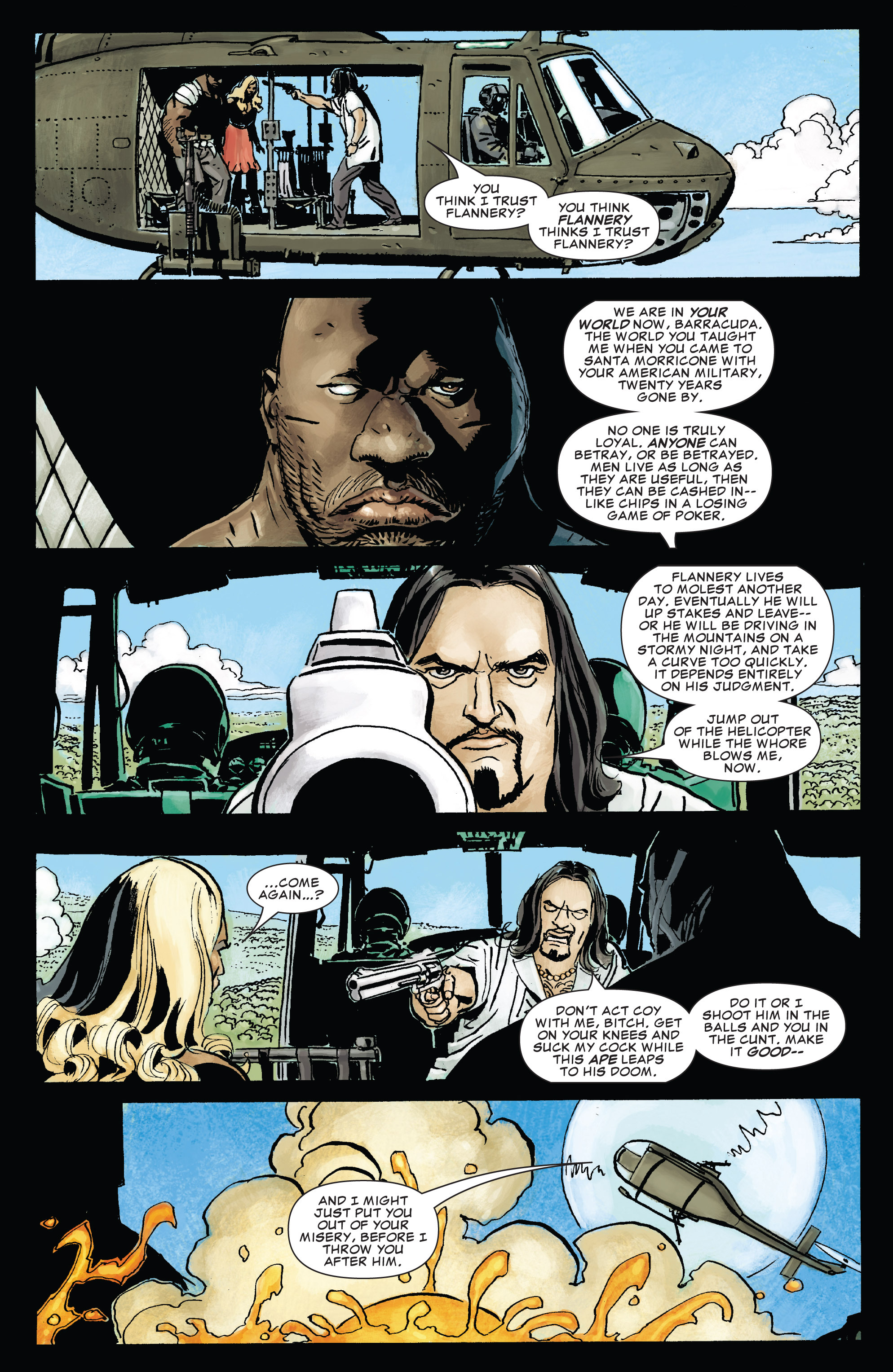 Read online Punisher MAX Presents: Barracuda comic -  Issue #4 - 12