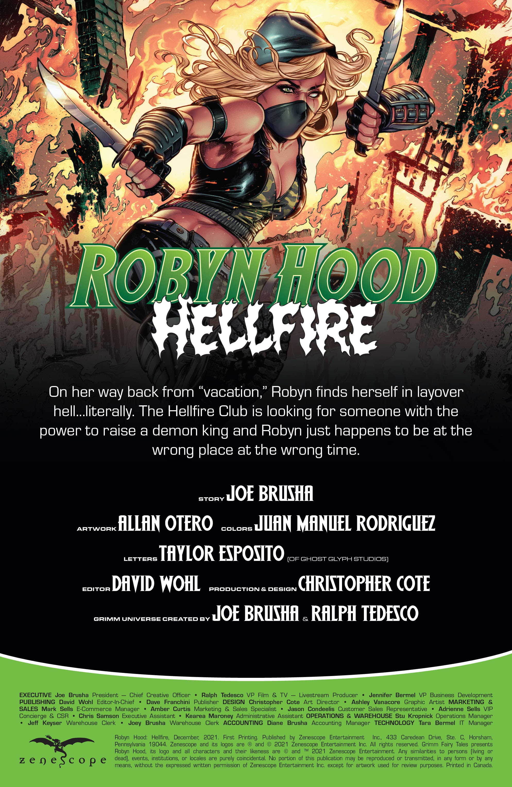Read online Robyn Hood: Hellfire comic -  Issue # Full - 2